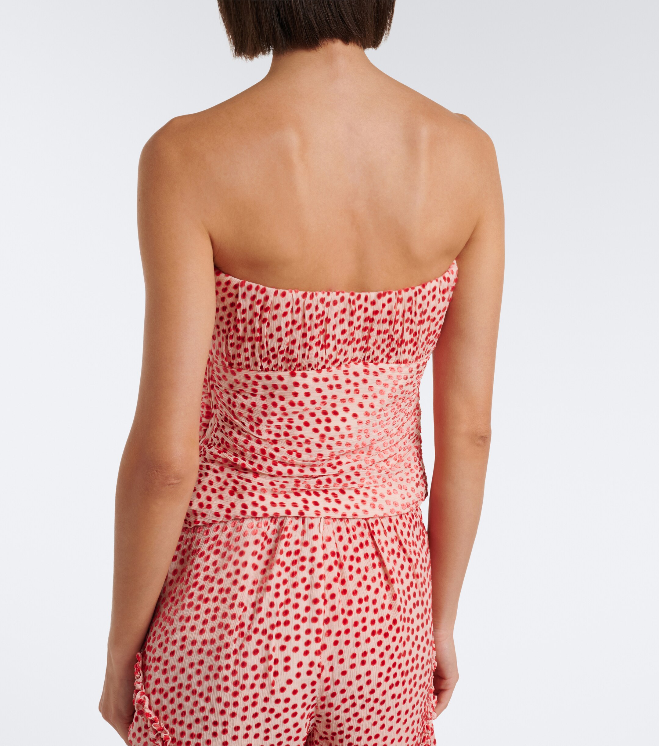POSSE Posse Elise polka-dot corset top