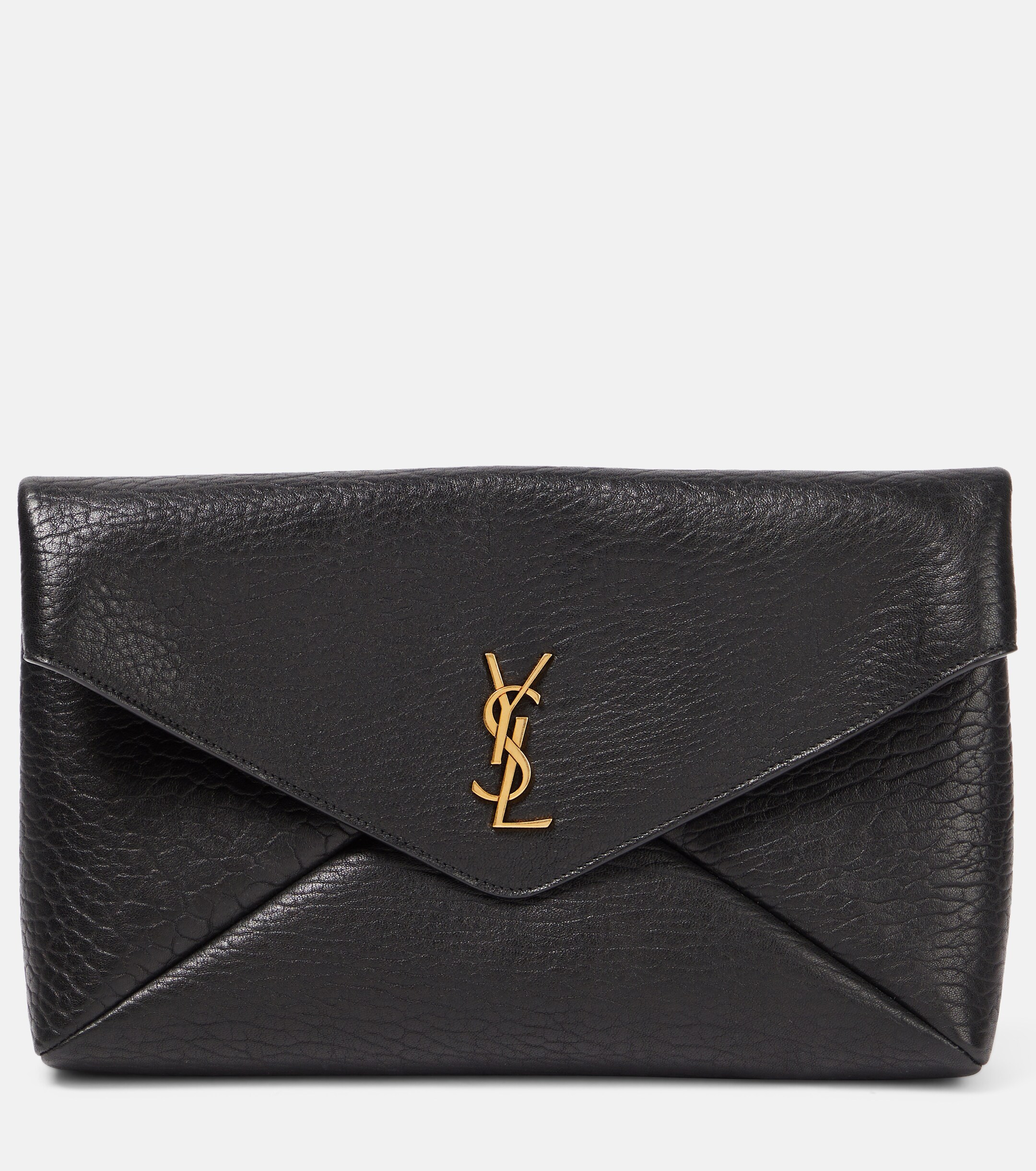 Saint Laurent Cassandre Large leather pouch