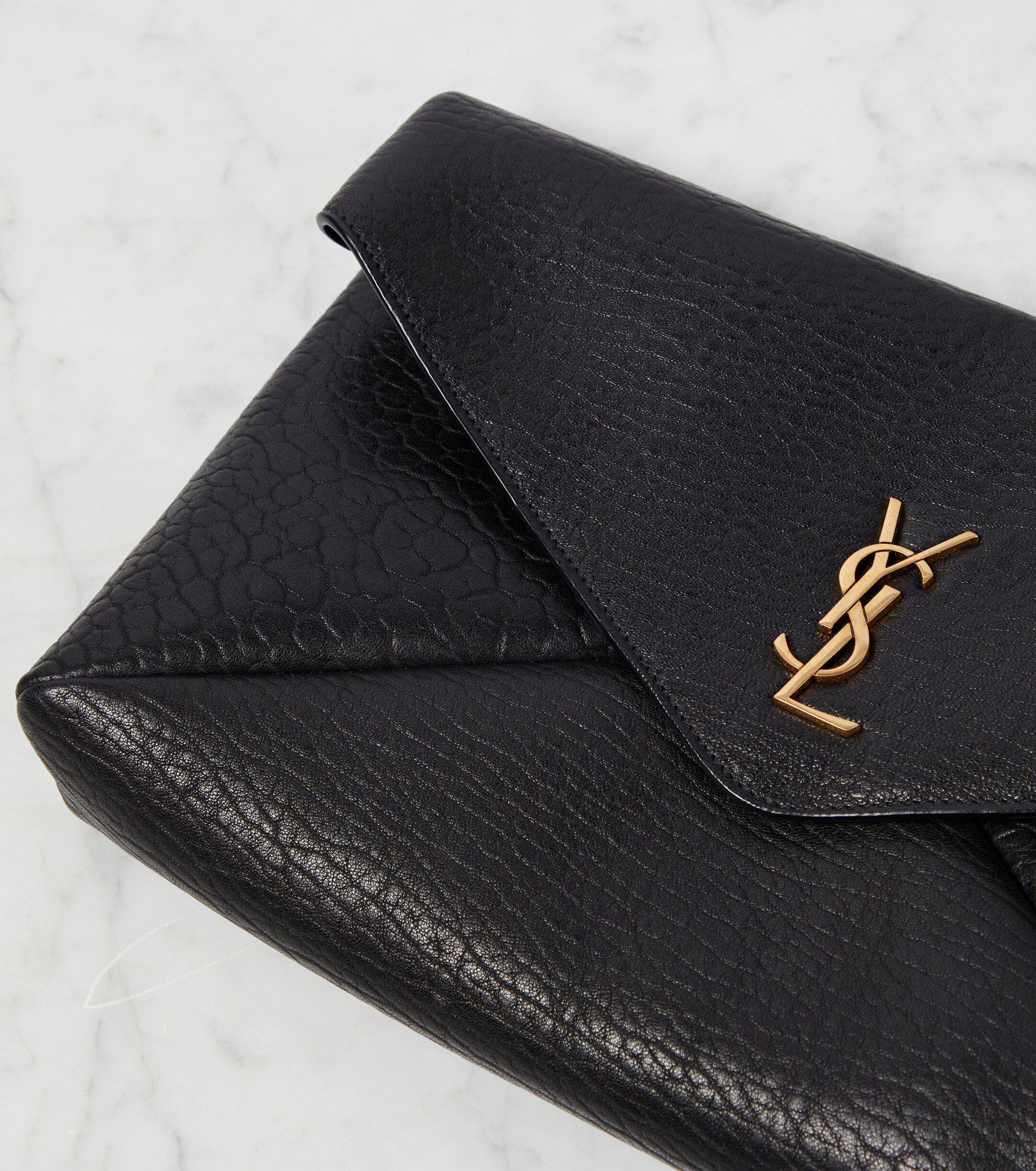 Saint Laurent Cassandre Large leather pouch