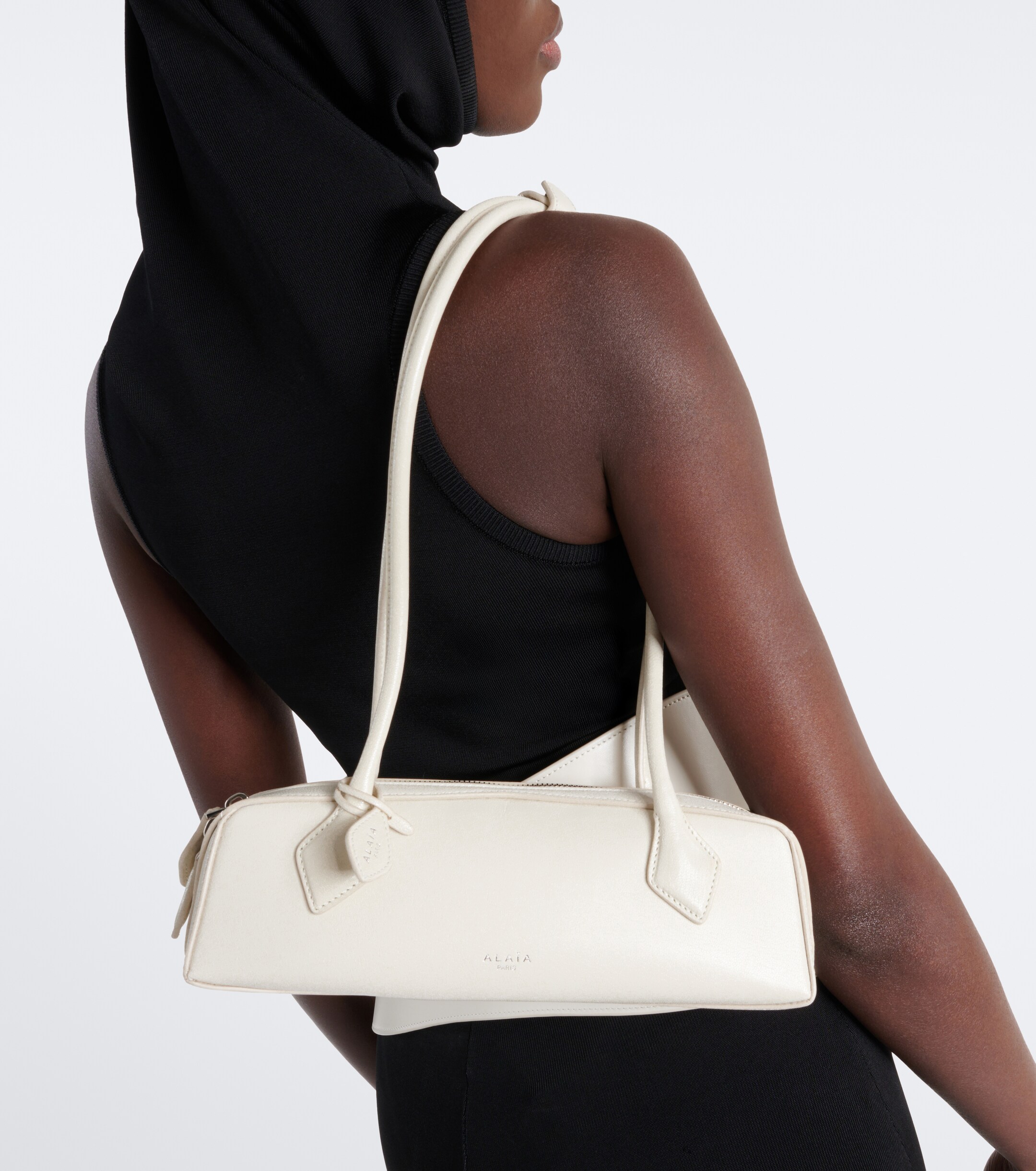 Alaïa Le Teckel Small leather shoulder bag