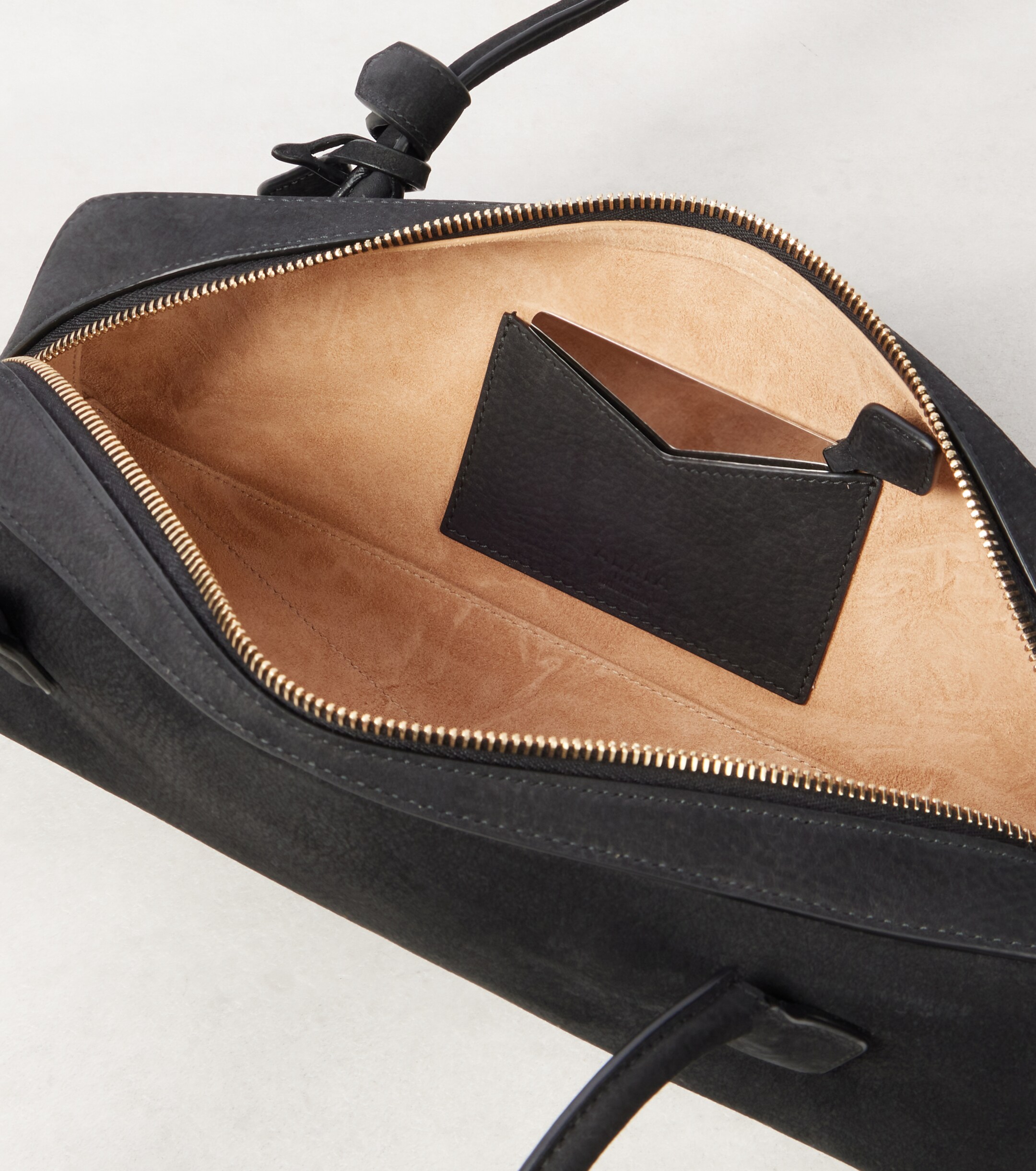 Alaïa Le Teckel Medium suede shoulder bag
