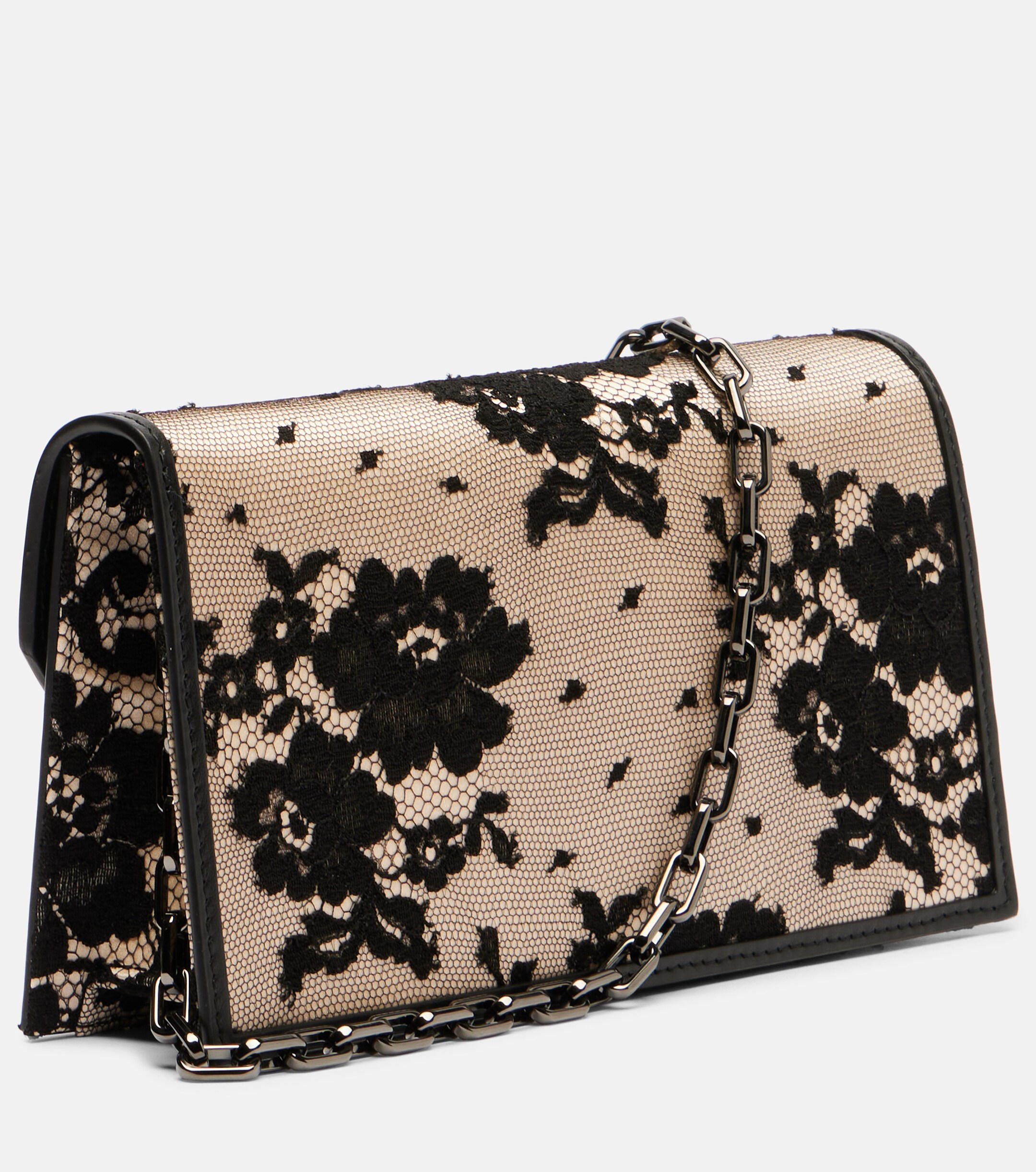 CHRISTIAN LOUBOUTIN Loubi54 Small lace clutch