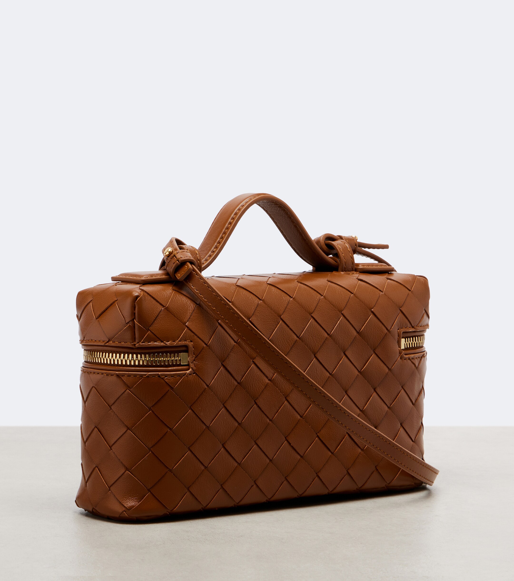 Bottega Veneta Bang Bang Intrecciato leather vanity bag