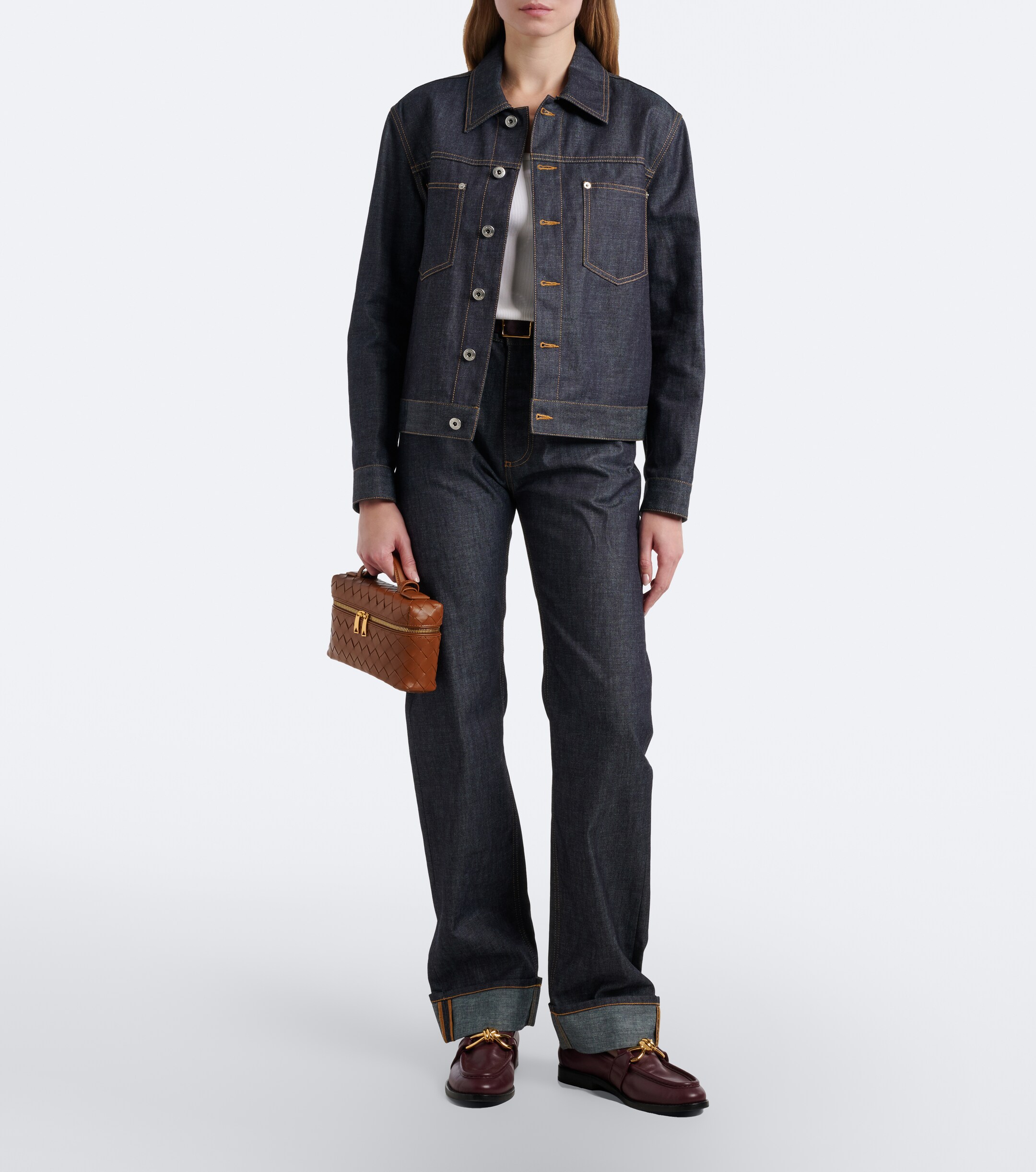 Bottega Veneta Bang Bang Intrecciato leather vanity bag