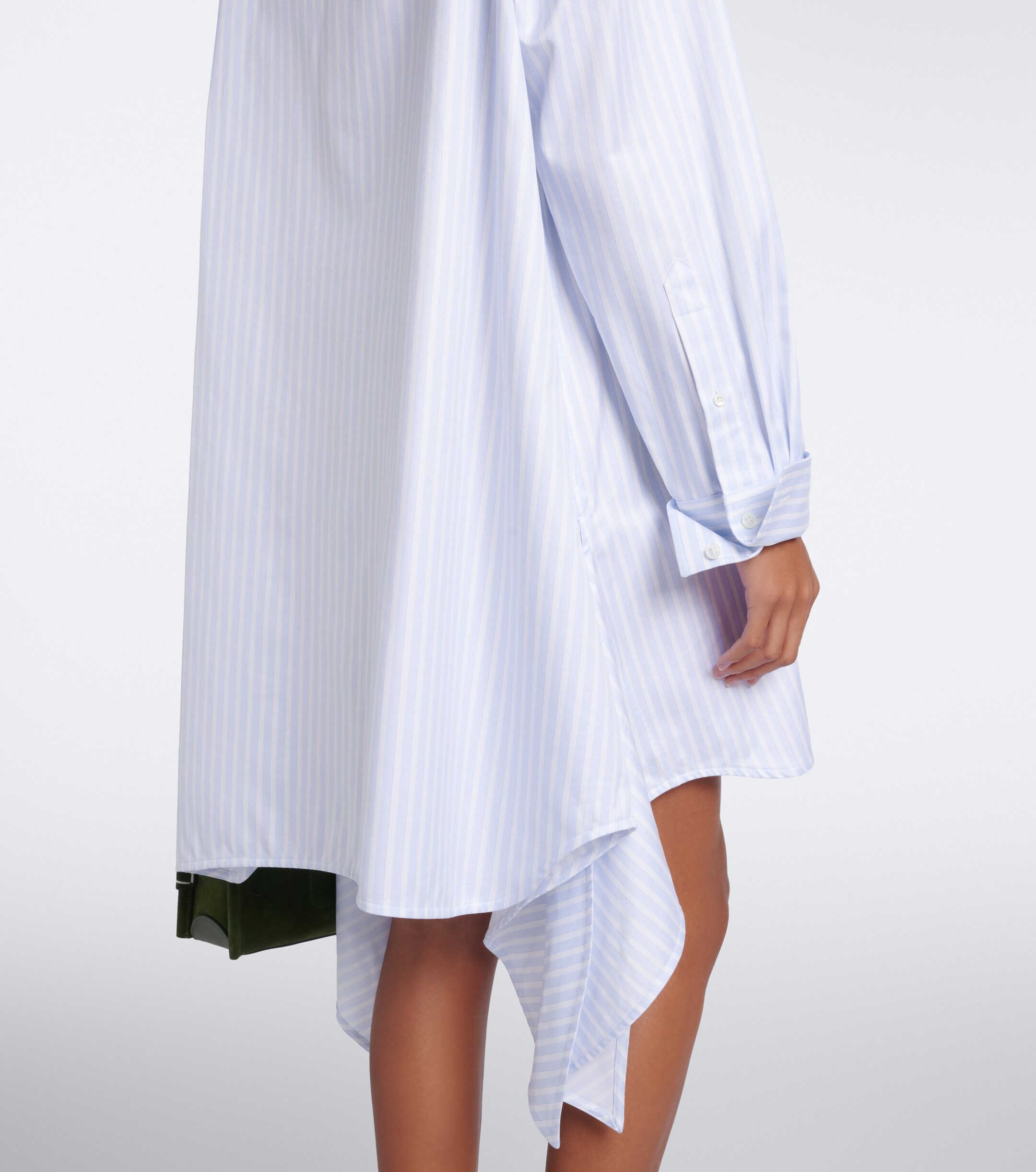 Jw Anderson JW Anderson Striped cotton twill shirt dress