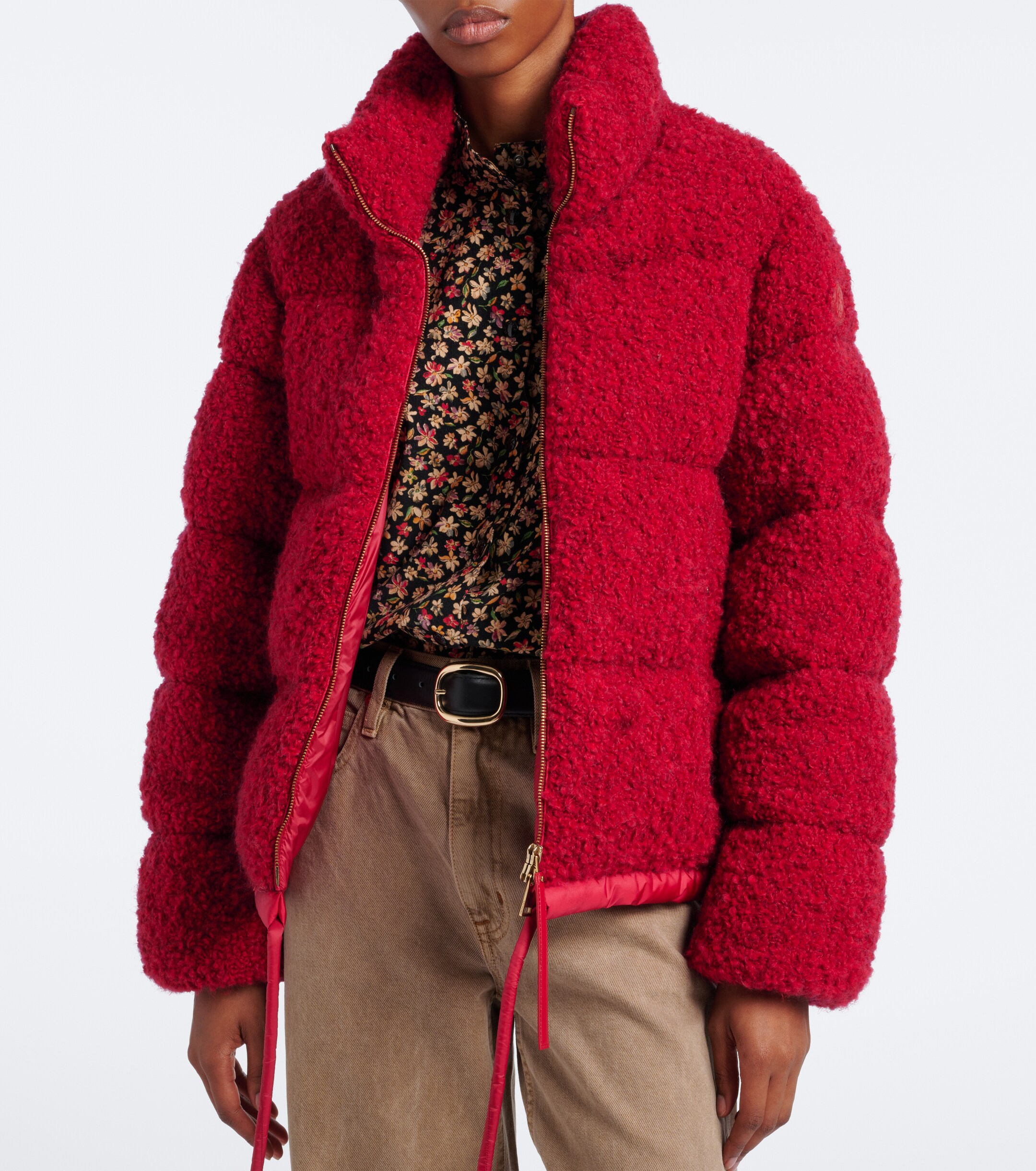 Moncler Moncler Trascendance bouclé down jacket