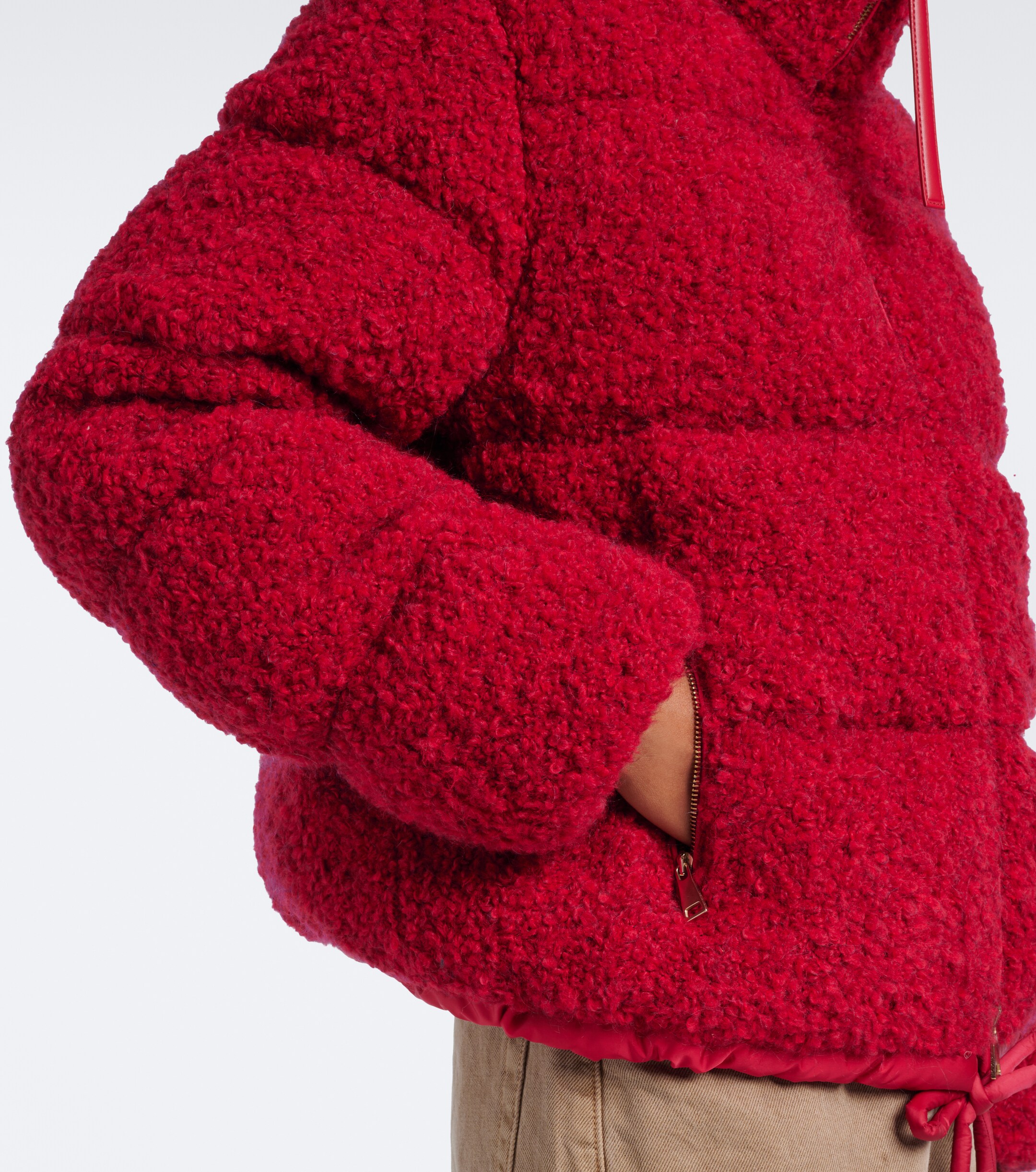 Moncler Moncler Trascendance bouclé down jacket
