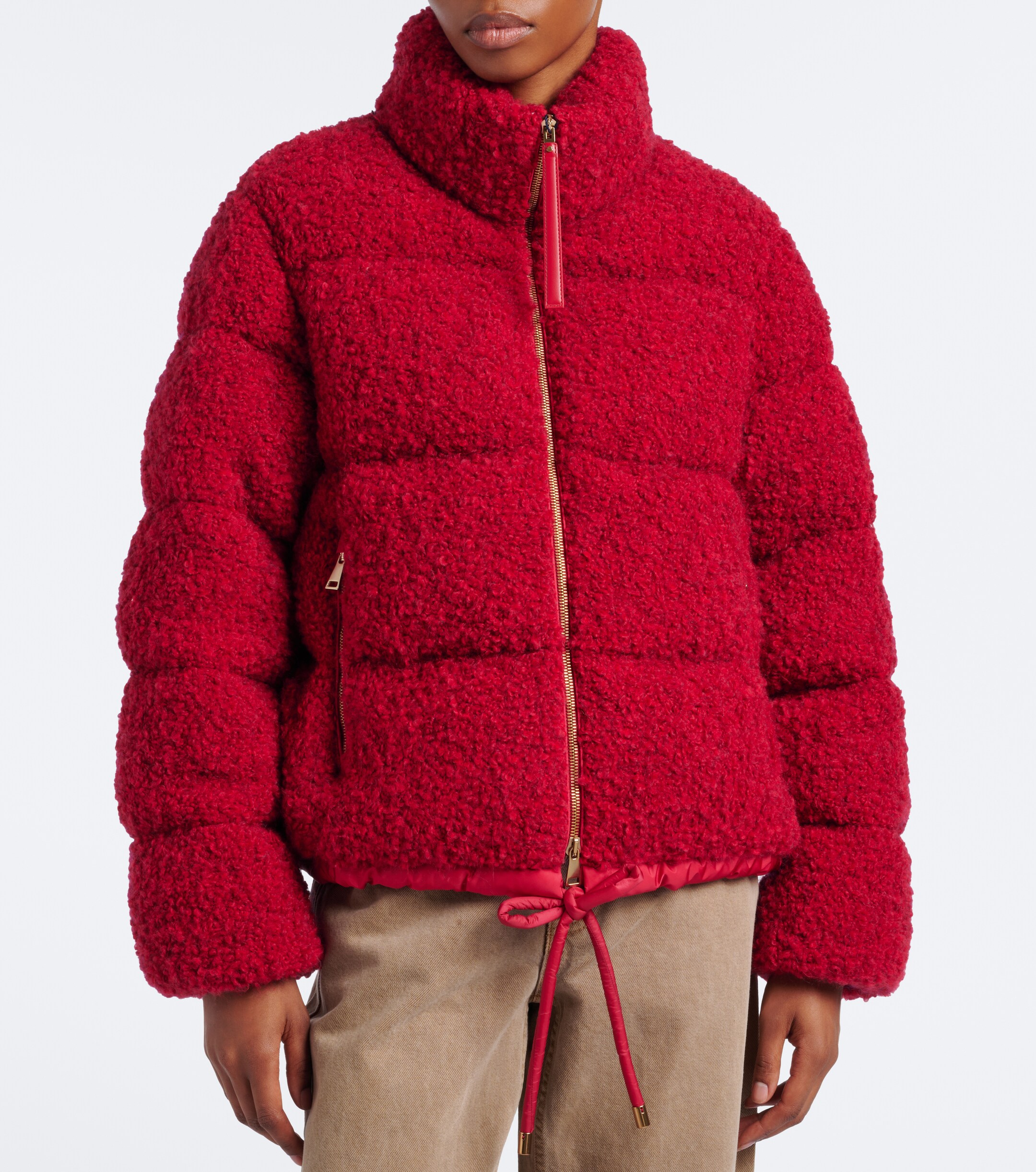 Moncler Moncler Trascendance bouclé down jacket