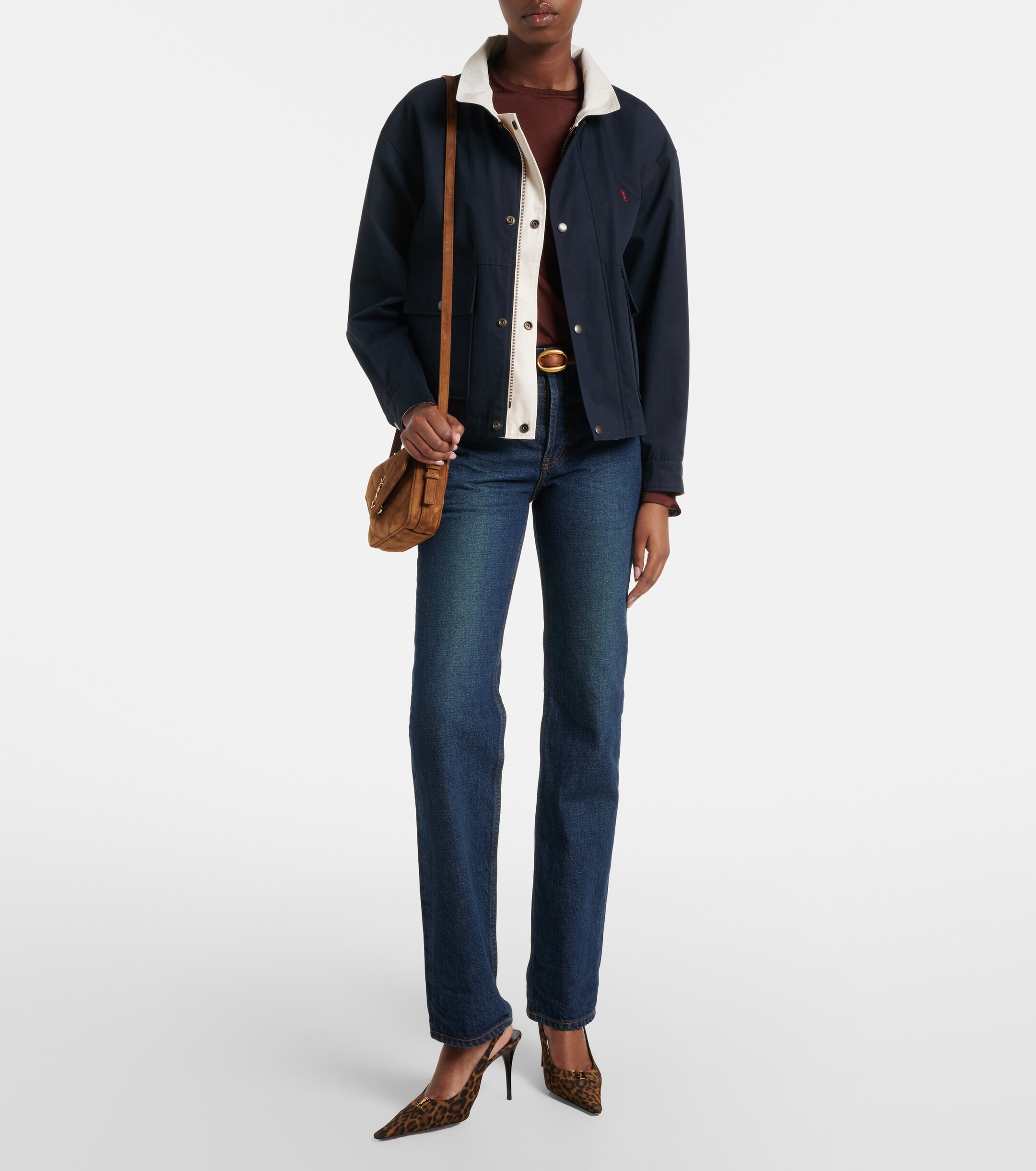 Saint Laurent Loulou Toy matelassé suede crossbody bag