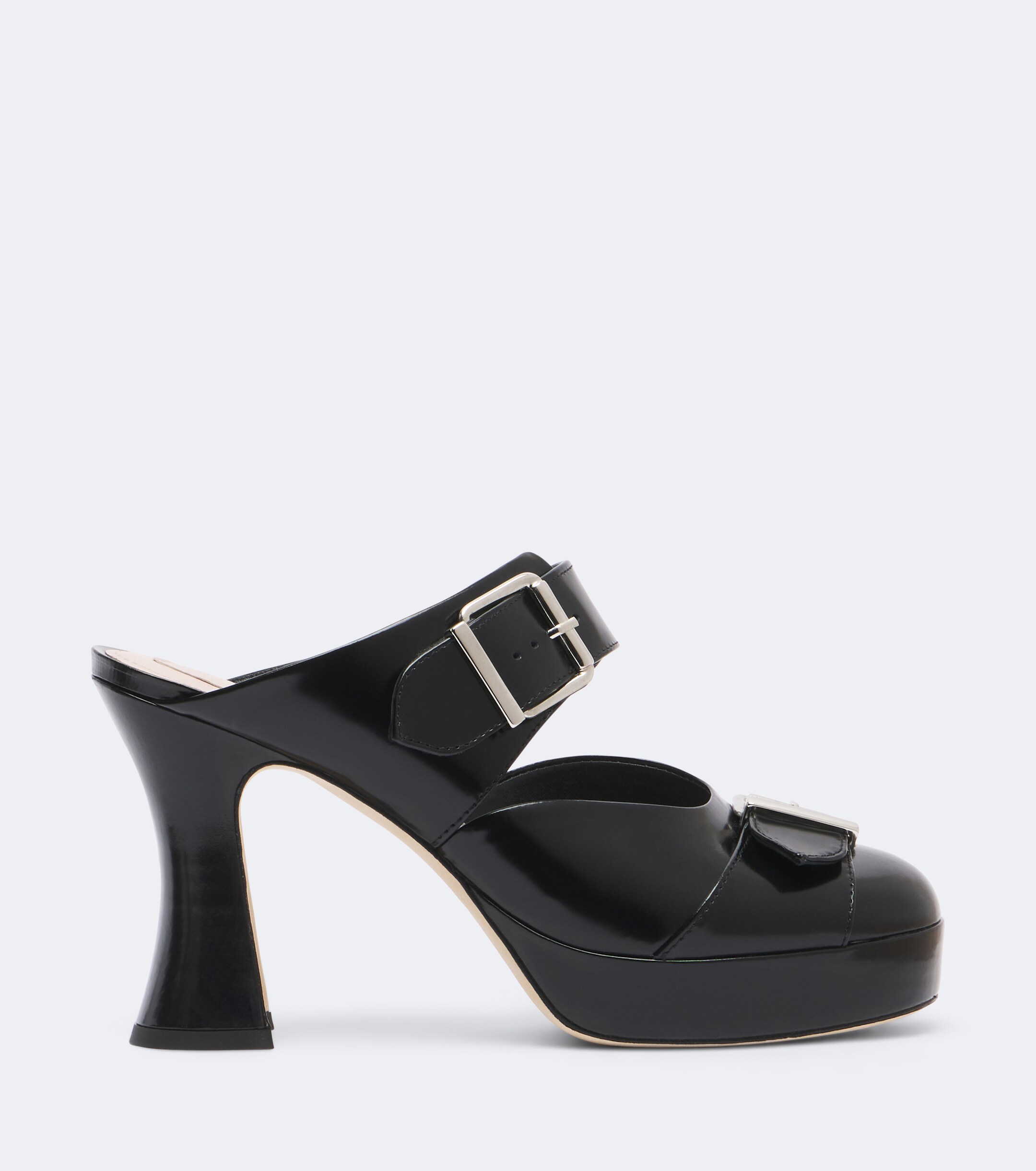 Simone Rocha Simone Rocha Buckle Sculpt leather mules