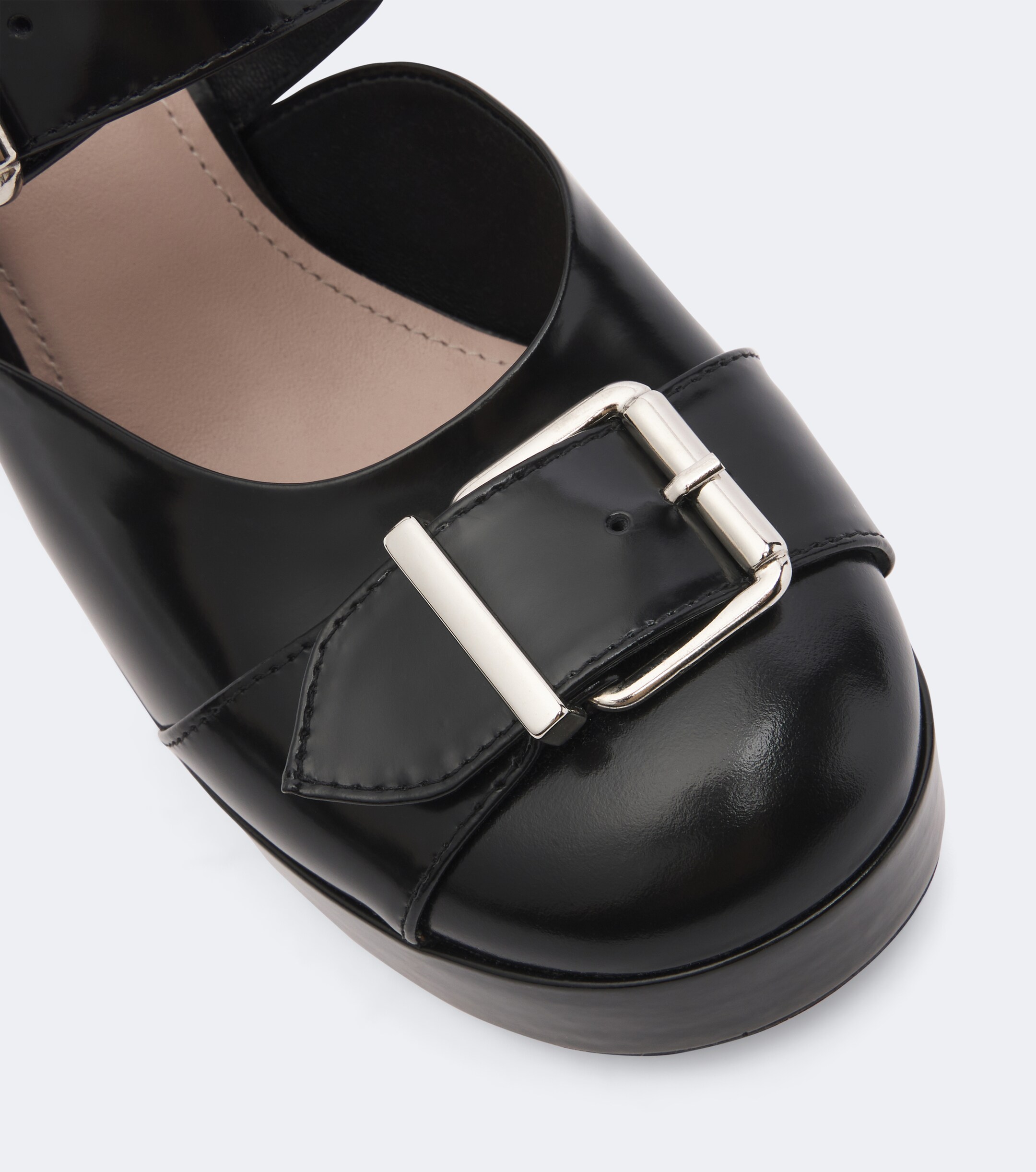 Simone Rocha Simone Rocha Buckle Sculpt leather mules