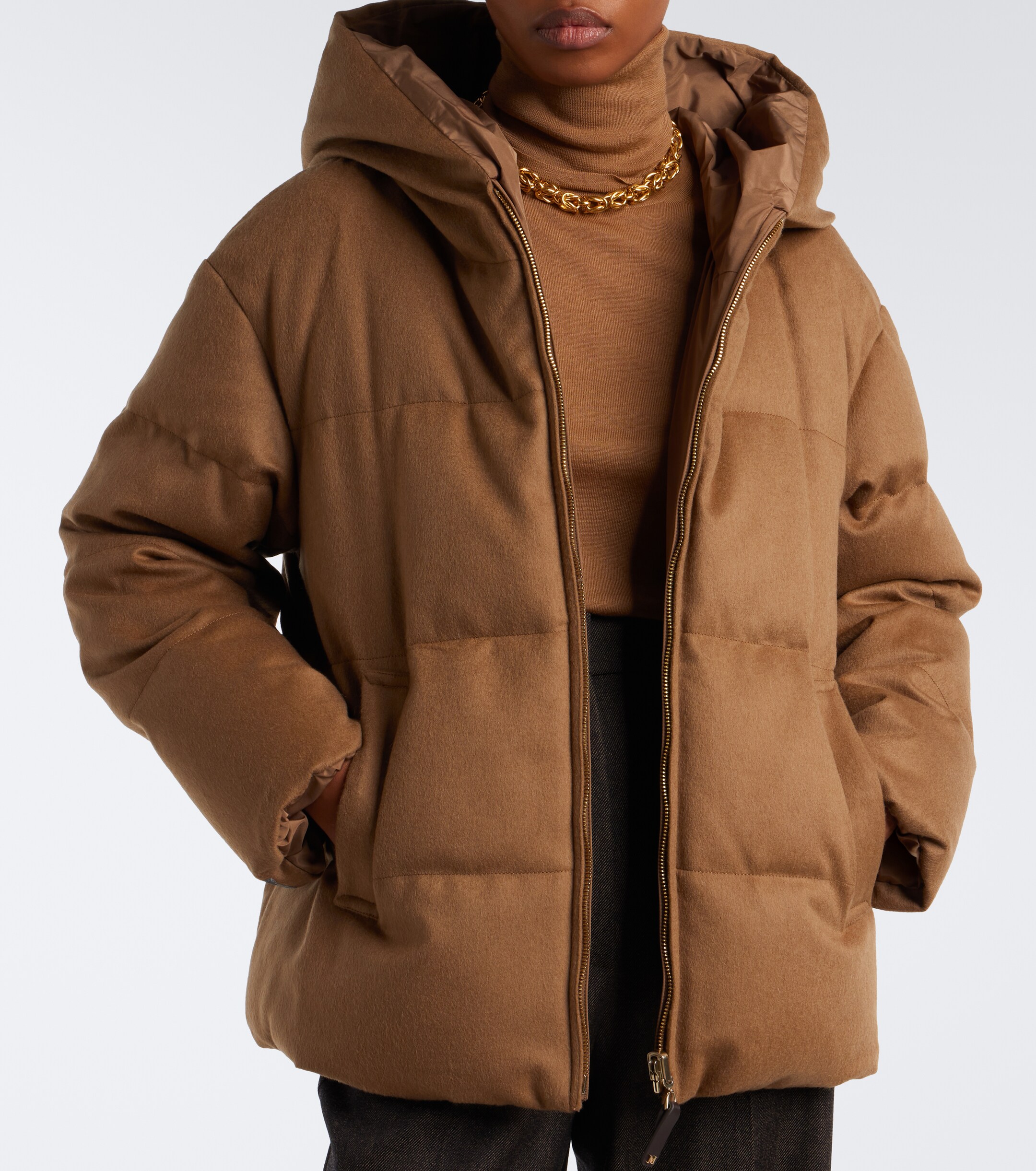 Max Mara Max Mara The Cube reversible camel hair puffer jacket