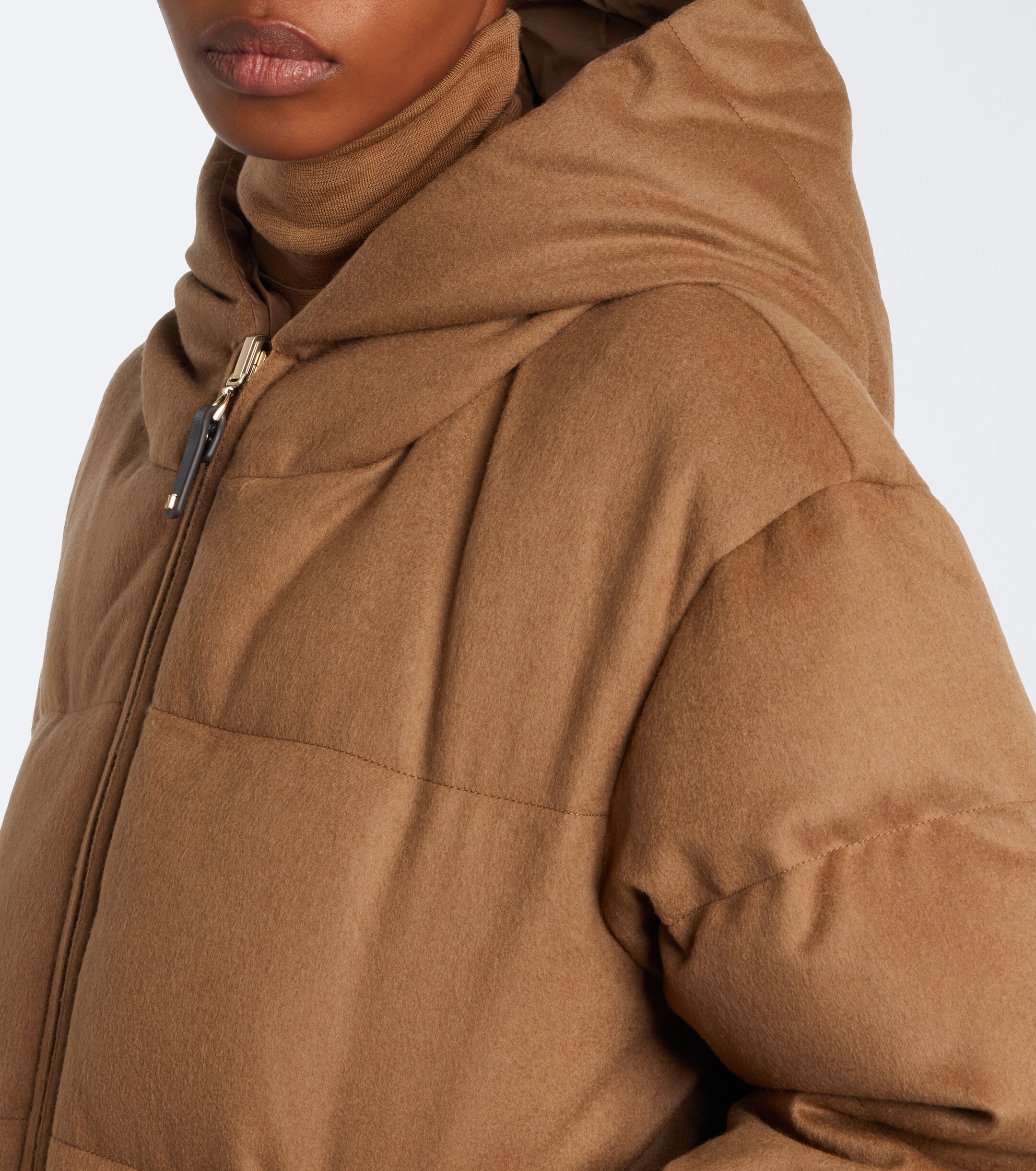 Max Mara Max Mara The Cube reversible camel hair puffer jacket