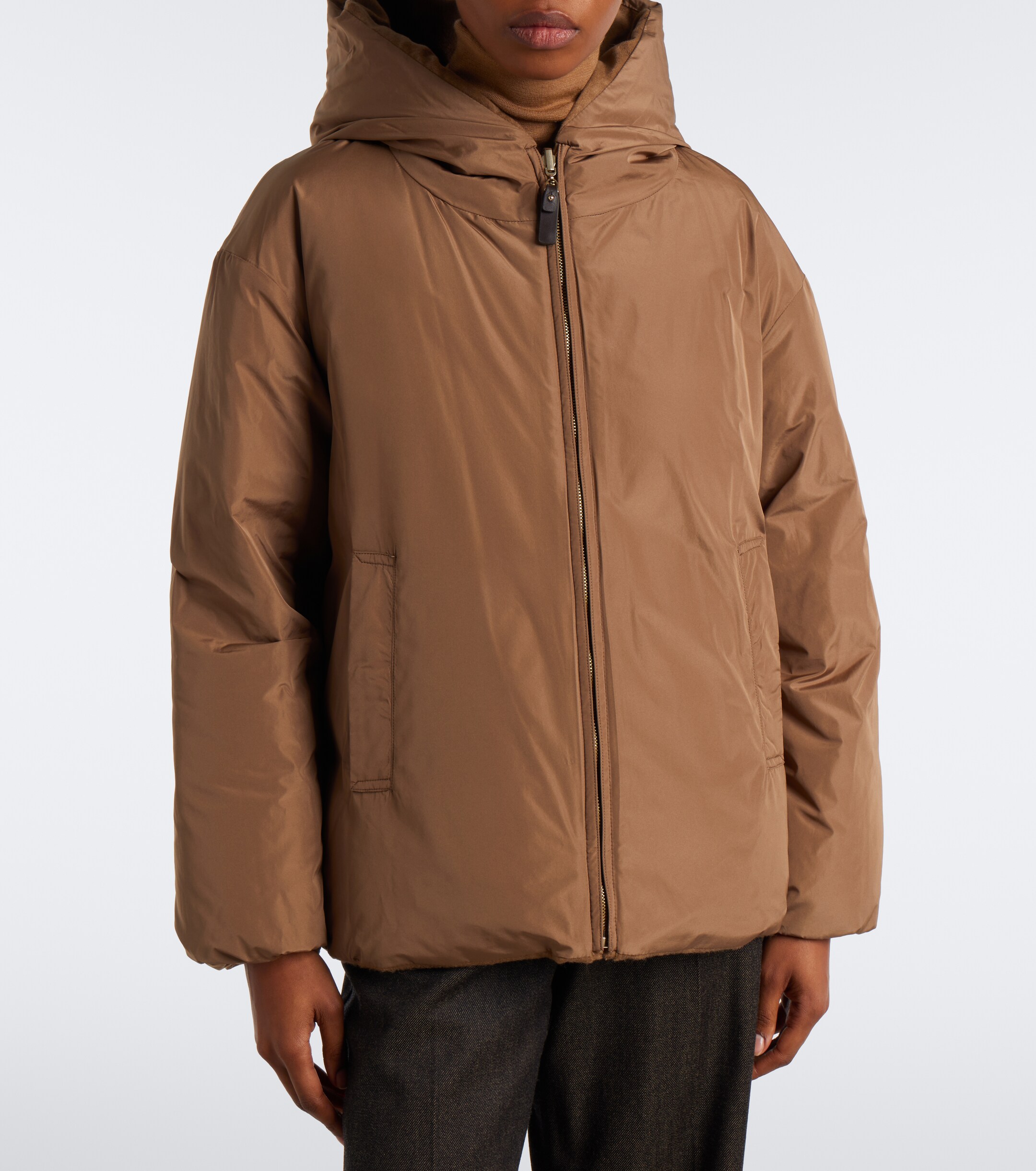 Max Mara Max Mara The Cube reversible camel hair puffer jacket