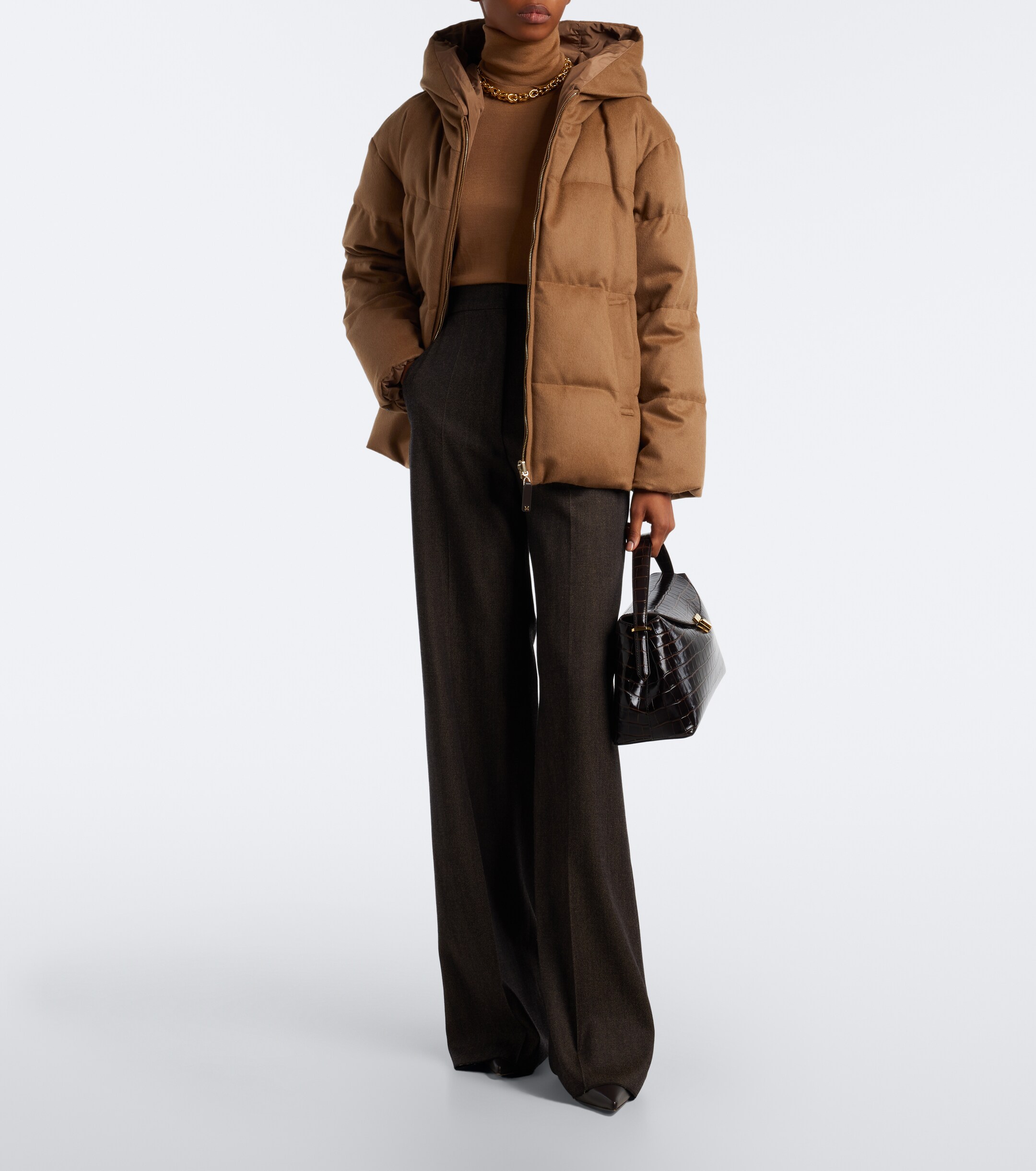 Max Mara Max Mara The Cube reversible camel hair puffer jacket