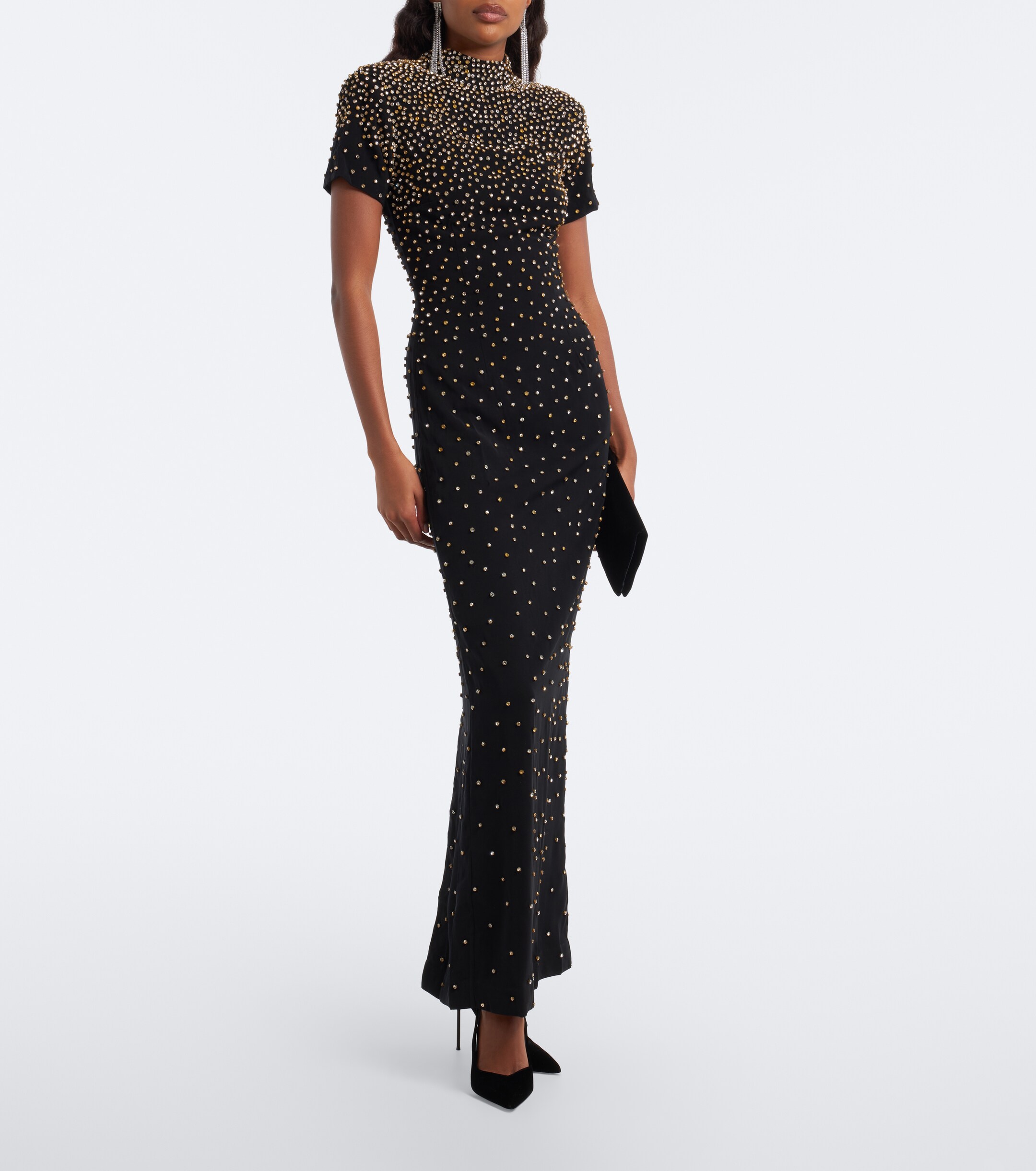 LA FUORI Là Fuori Nyx Constellation Bloom embellished gown