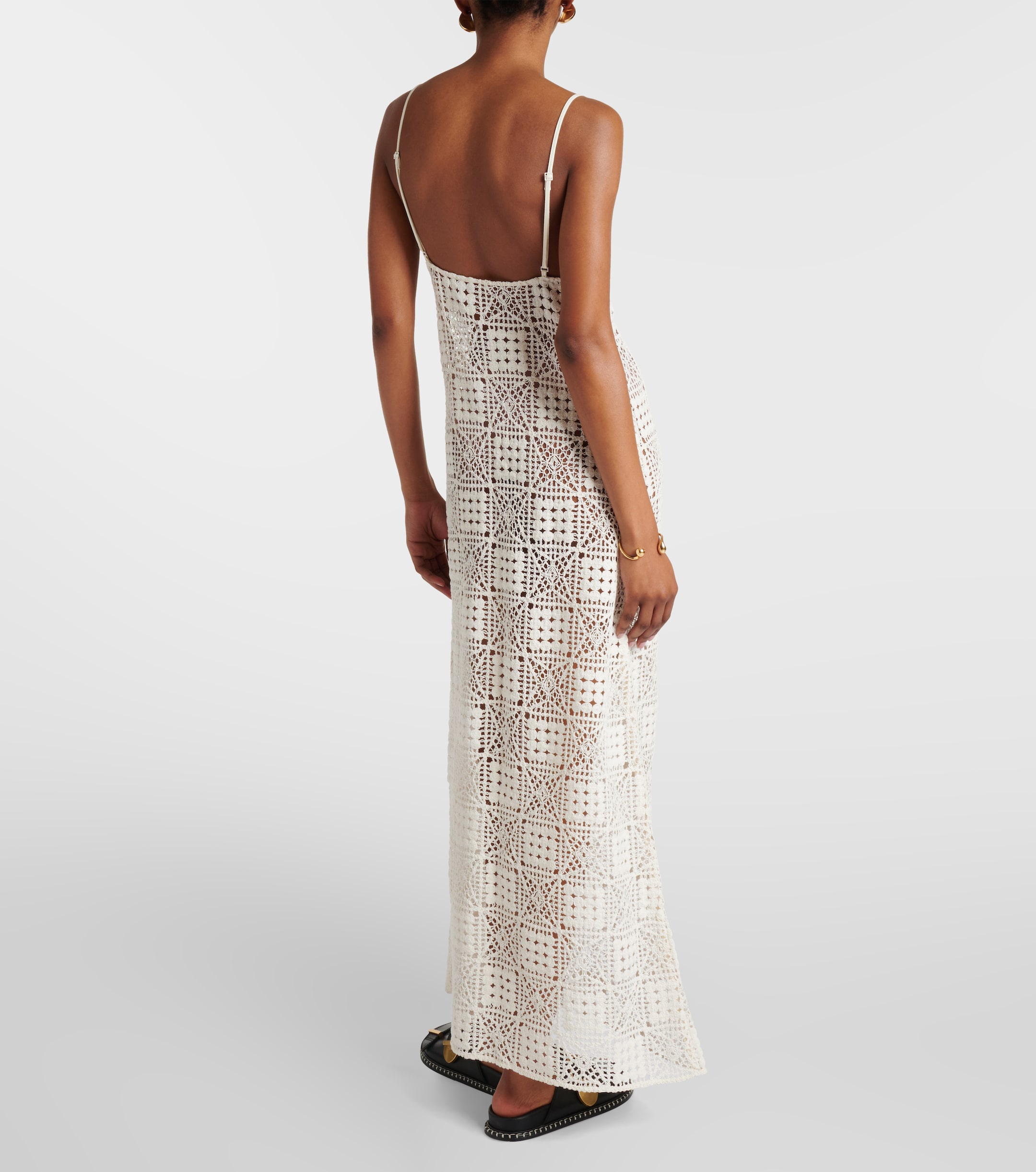 SIR. Crochet cotton maxi dress thumbnail