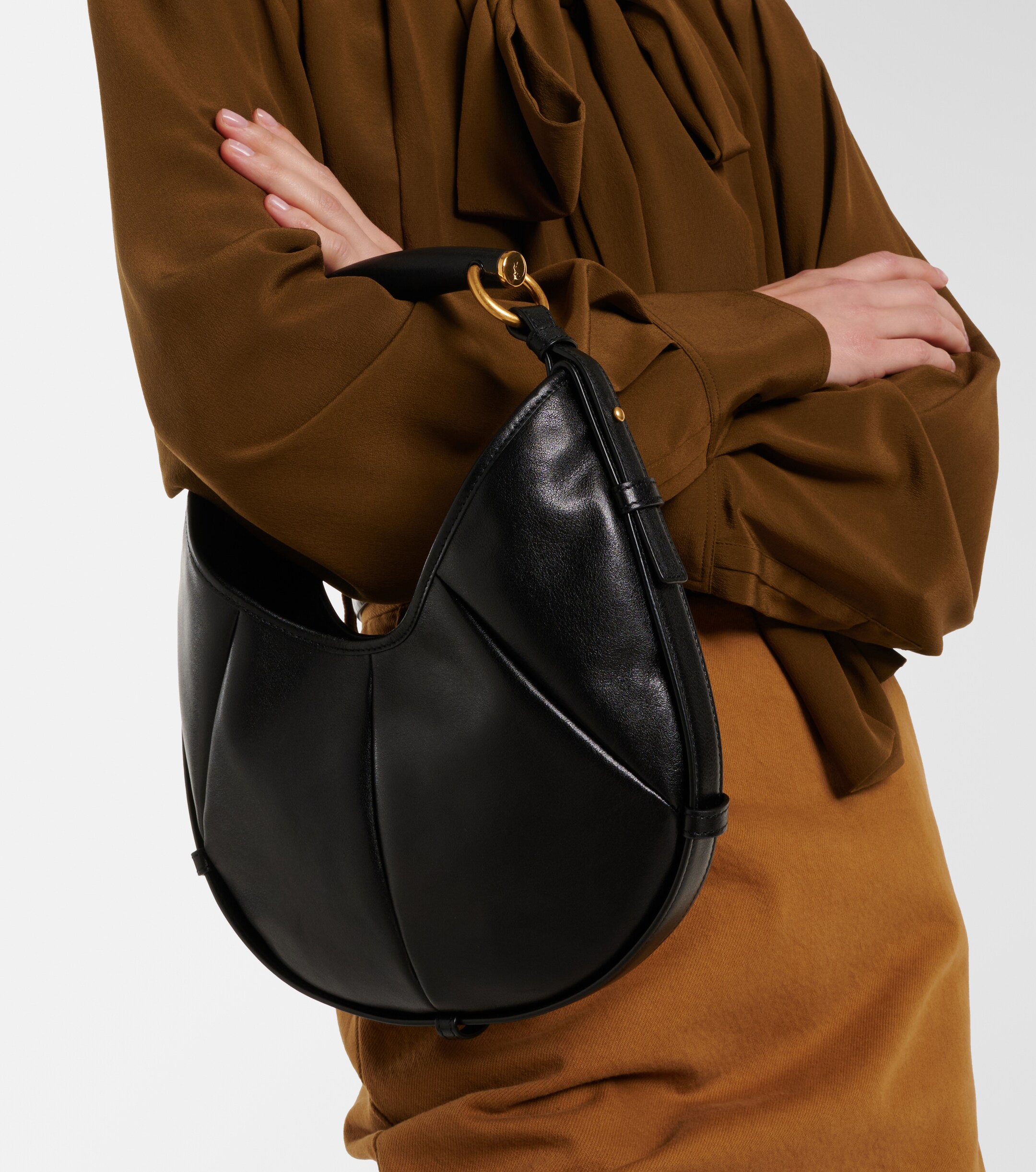 Saint Laurent Mombasa Small leather shoulder bag
