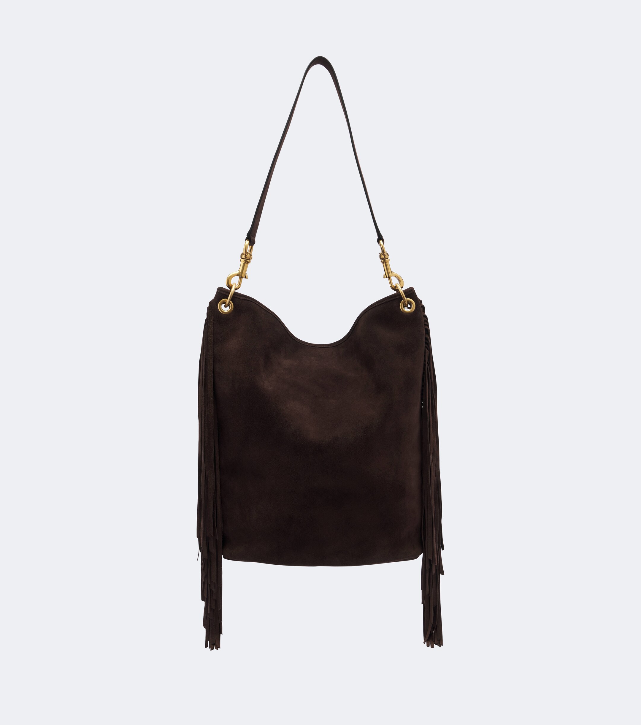 Nili Lotan Asher fringed suede shoulder bag