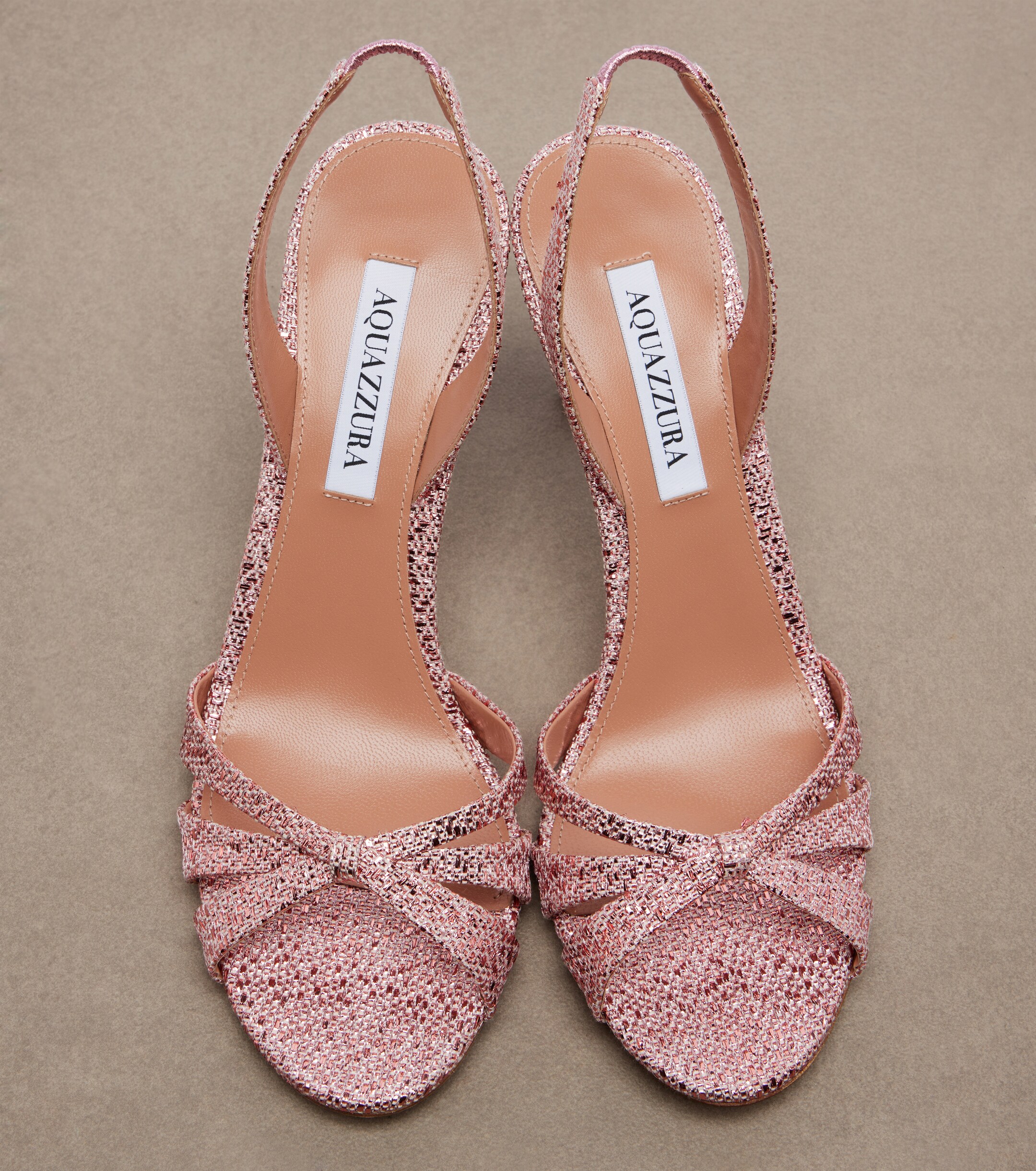 AQUAZZURA Aquazzura Tati canvas slingback sandals