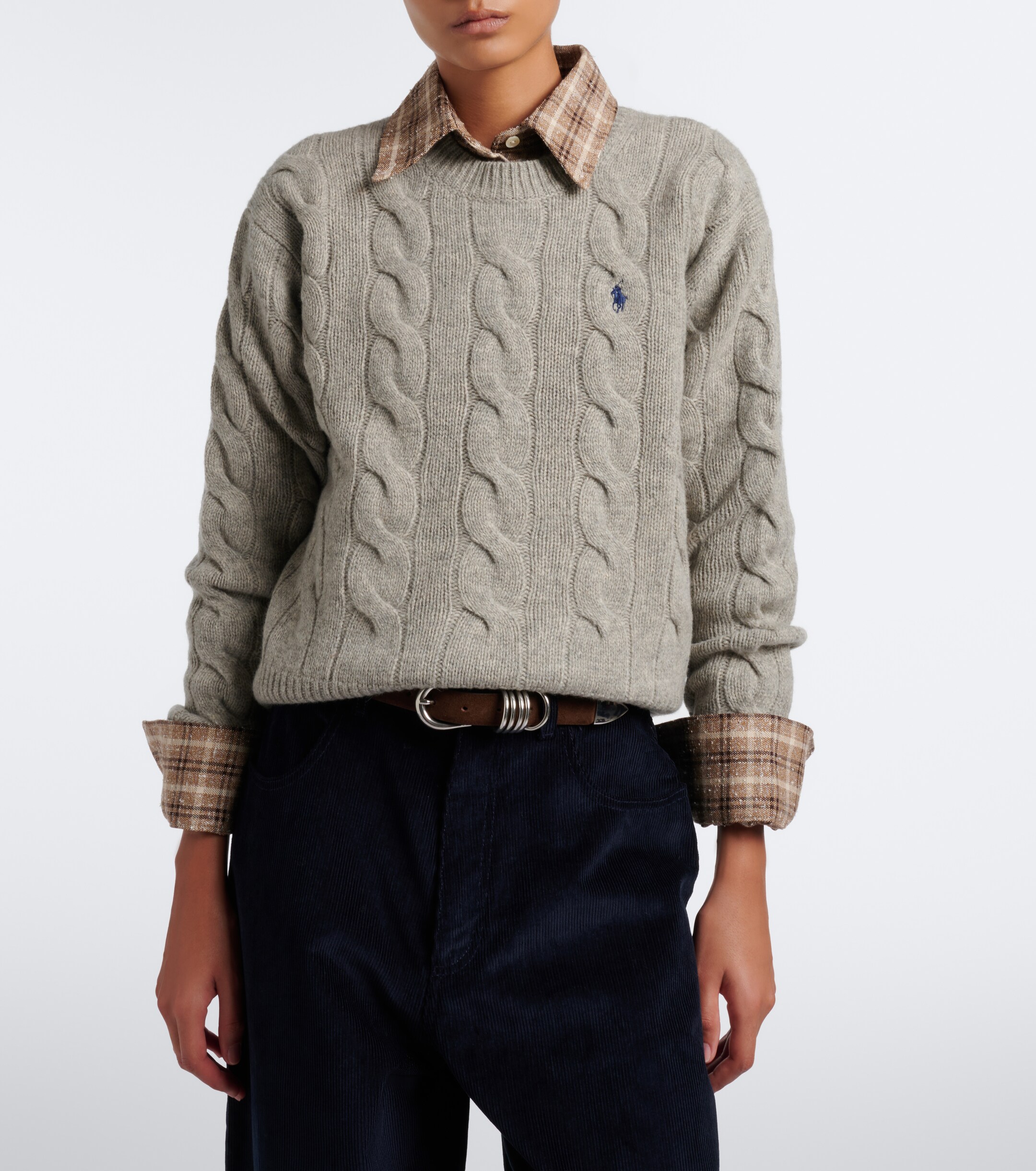 Polo Ralph Lauren Polo Ralph Lauren Cable-knit wool and cashmere sweater