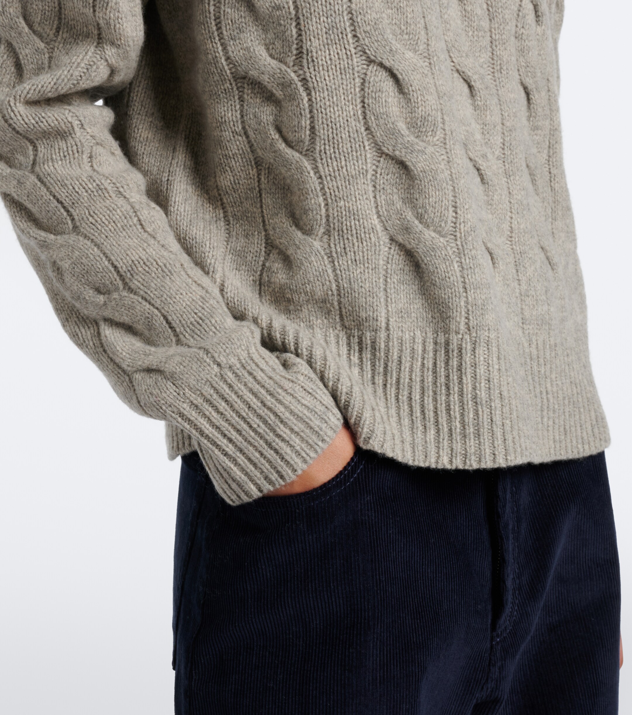 Polo Ralph Lauren Polo Ralph Lauren Cable-knit wool and cashmere sweater