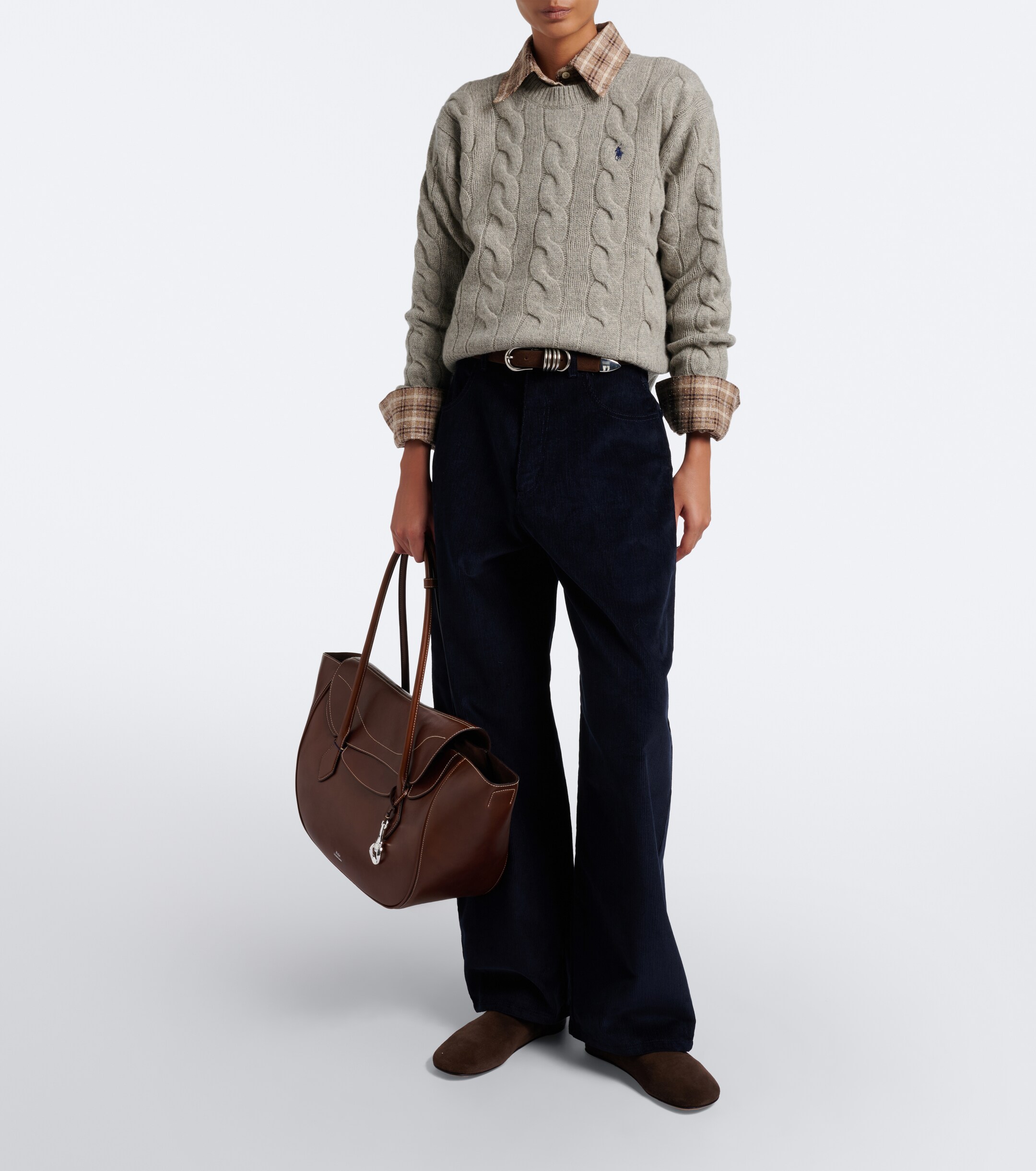 Polo Ralph Lauren Polo Ralph Lauren Cable-knit wool and cashmere sweater