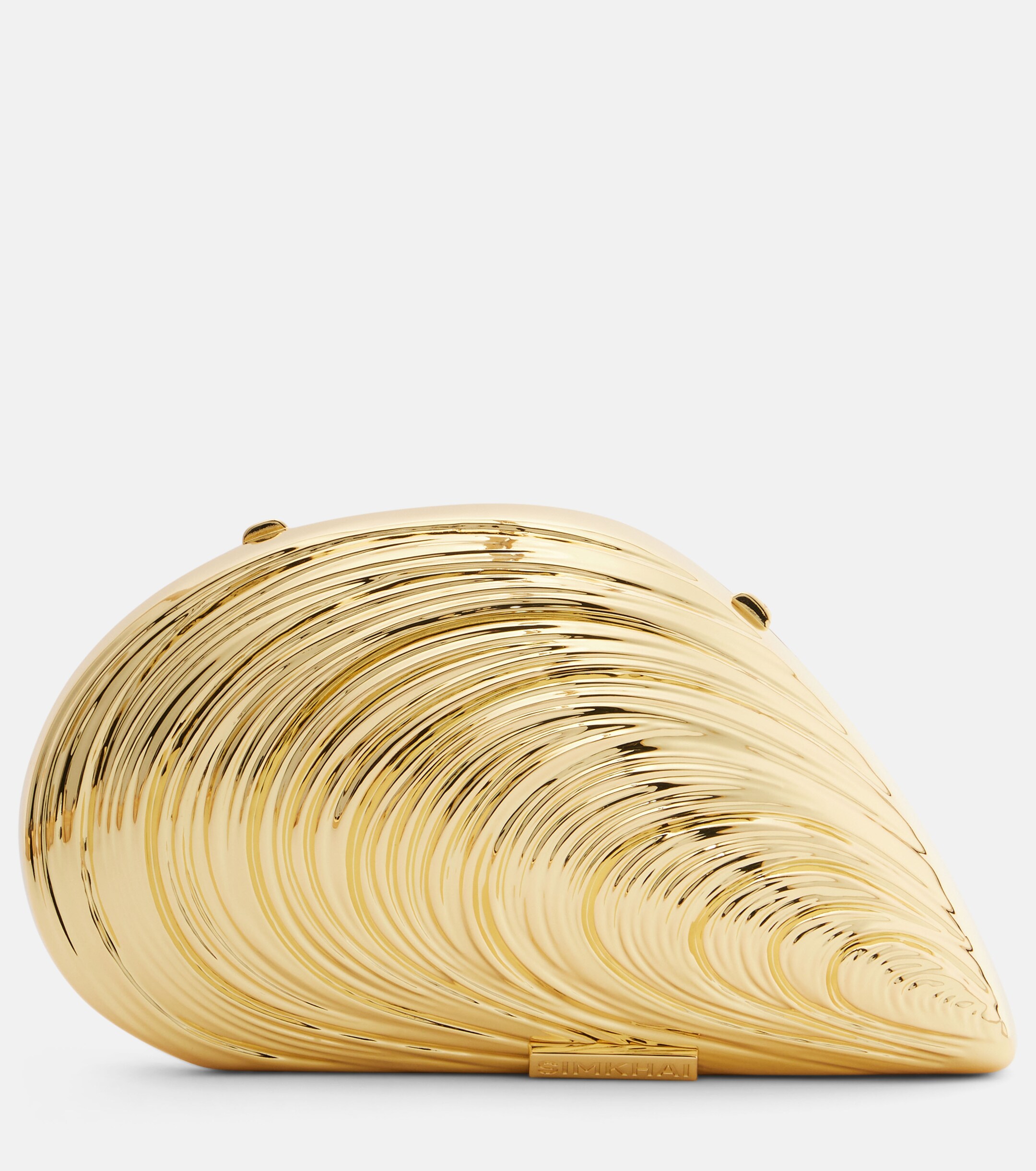 SIMKHAI Bridget metal shell clutch