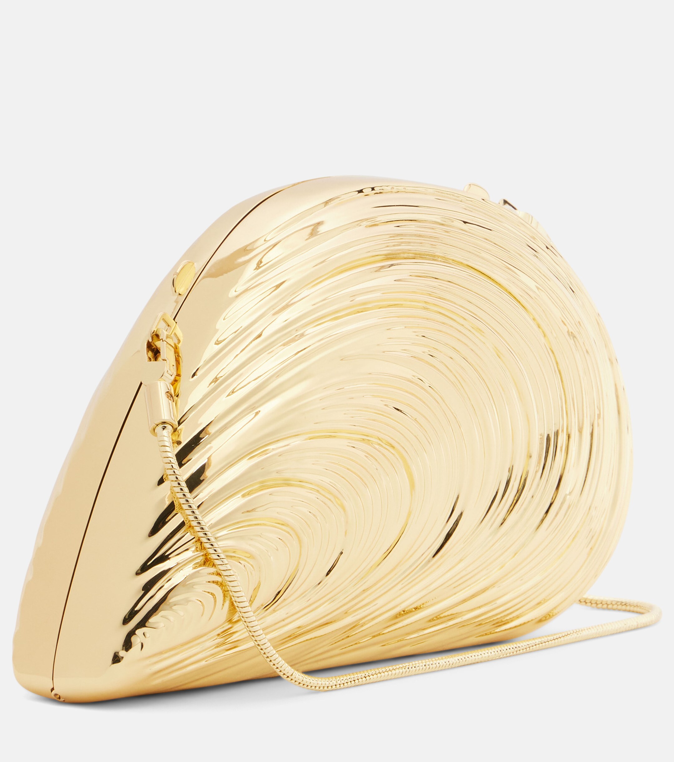 SIMKHAI Bridget metal shell clutch