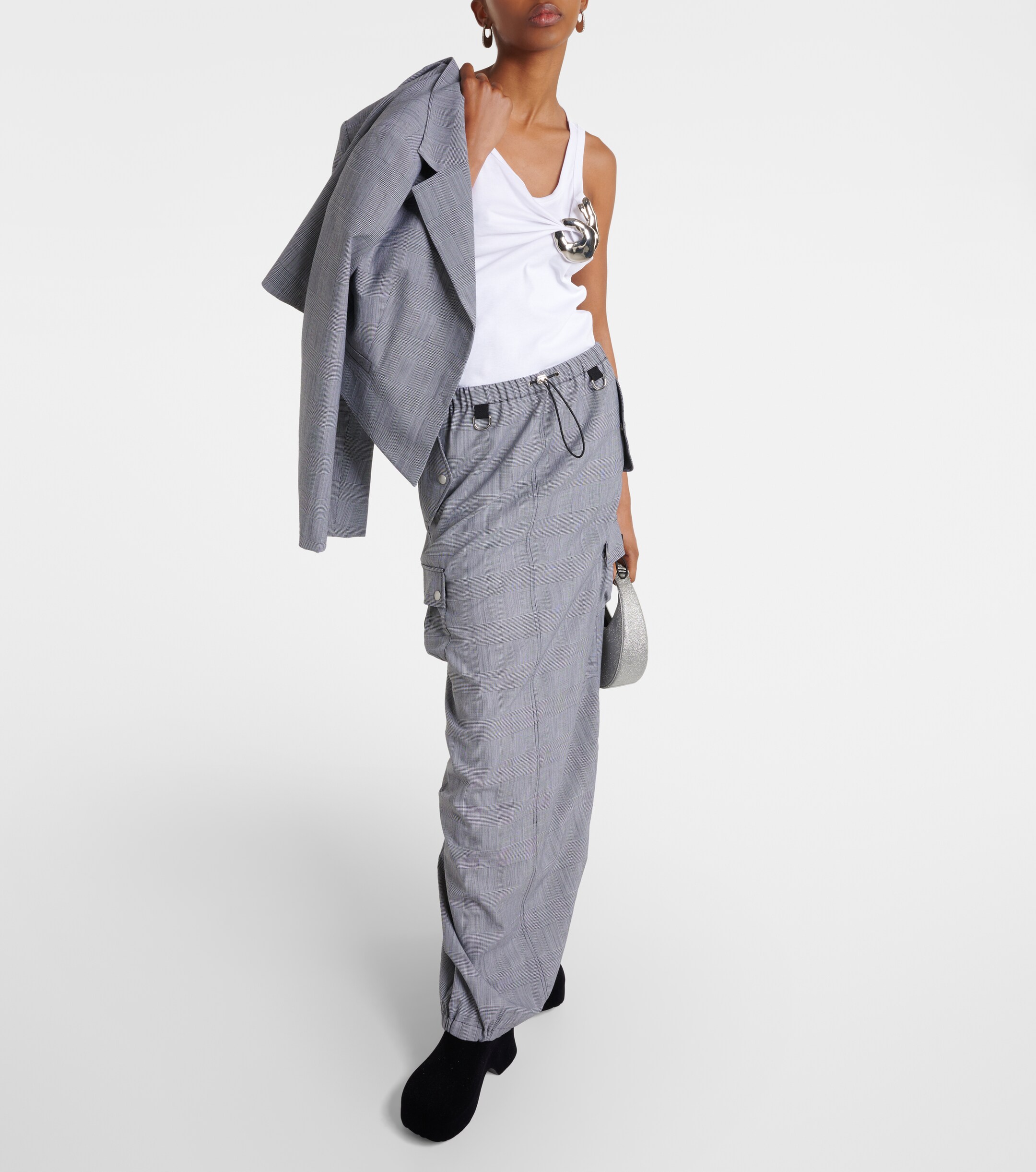 Coperni Emoji embellished cotton tank top