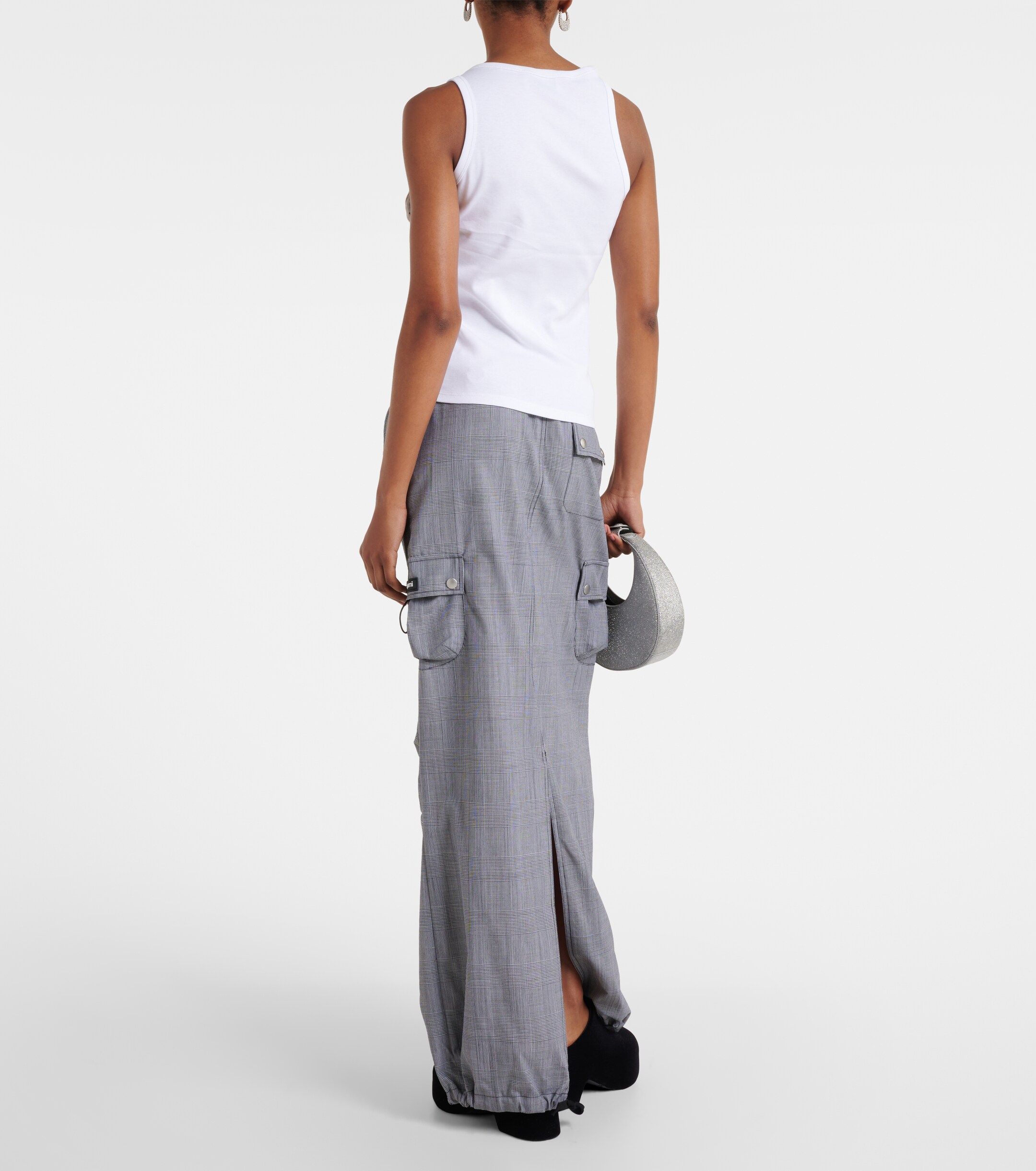 Coperni Emoji embellished cotton tank top