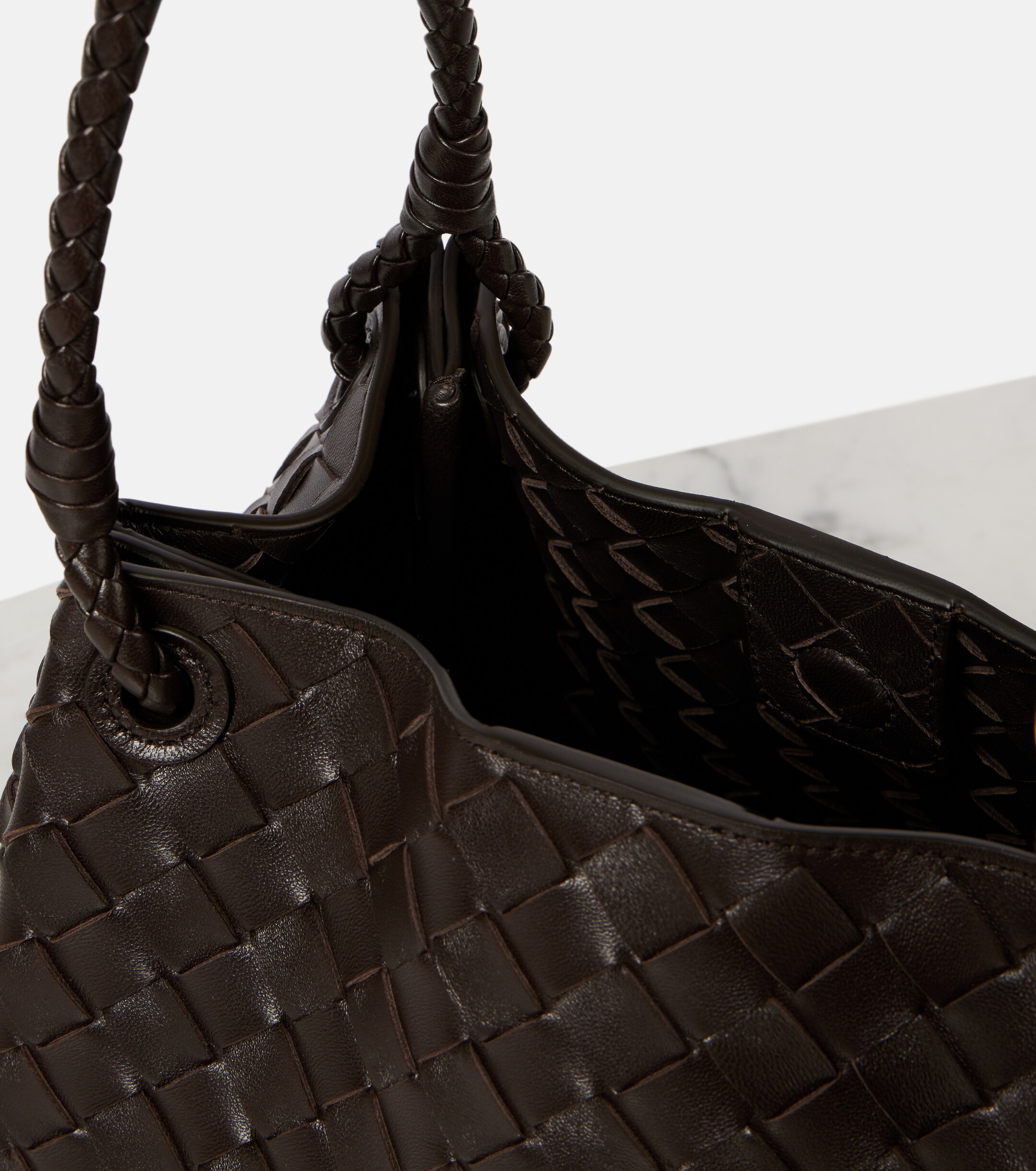 Bottega Veneta Parachute Medium Intrecciato leather tote bag