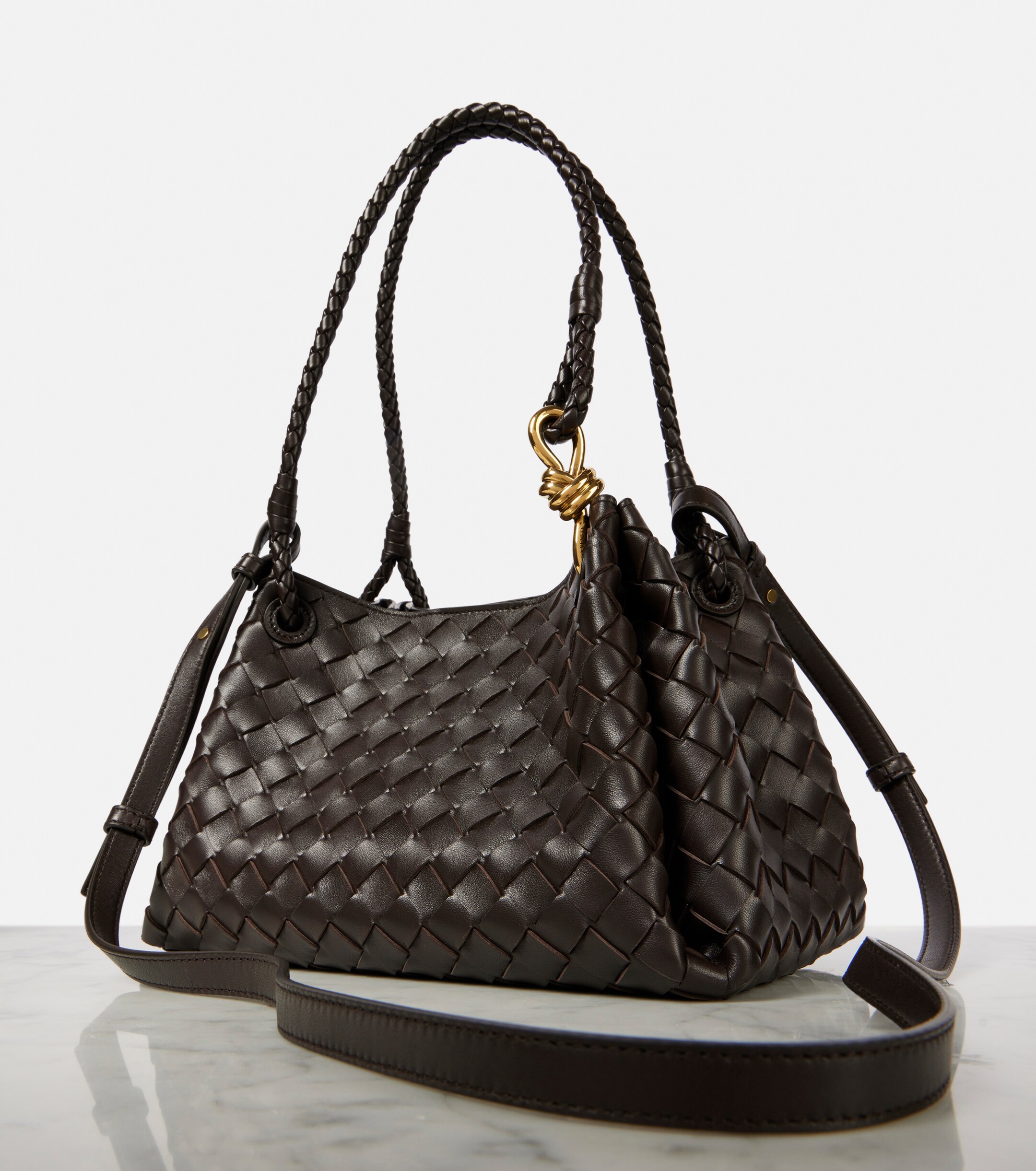 Bottega Veneta Parachute Medium Intrecciato leather tote bag