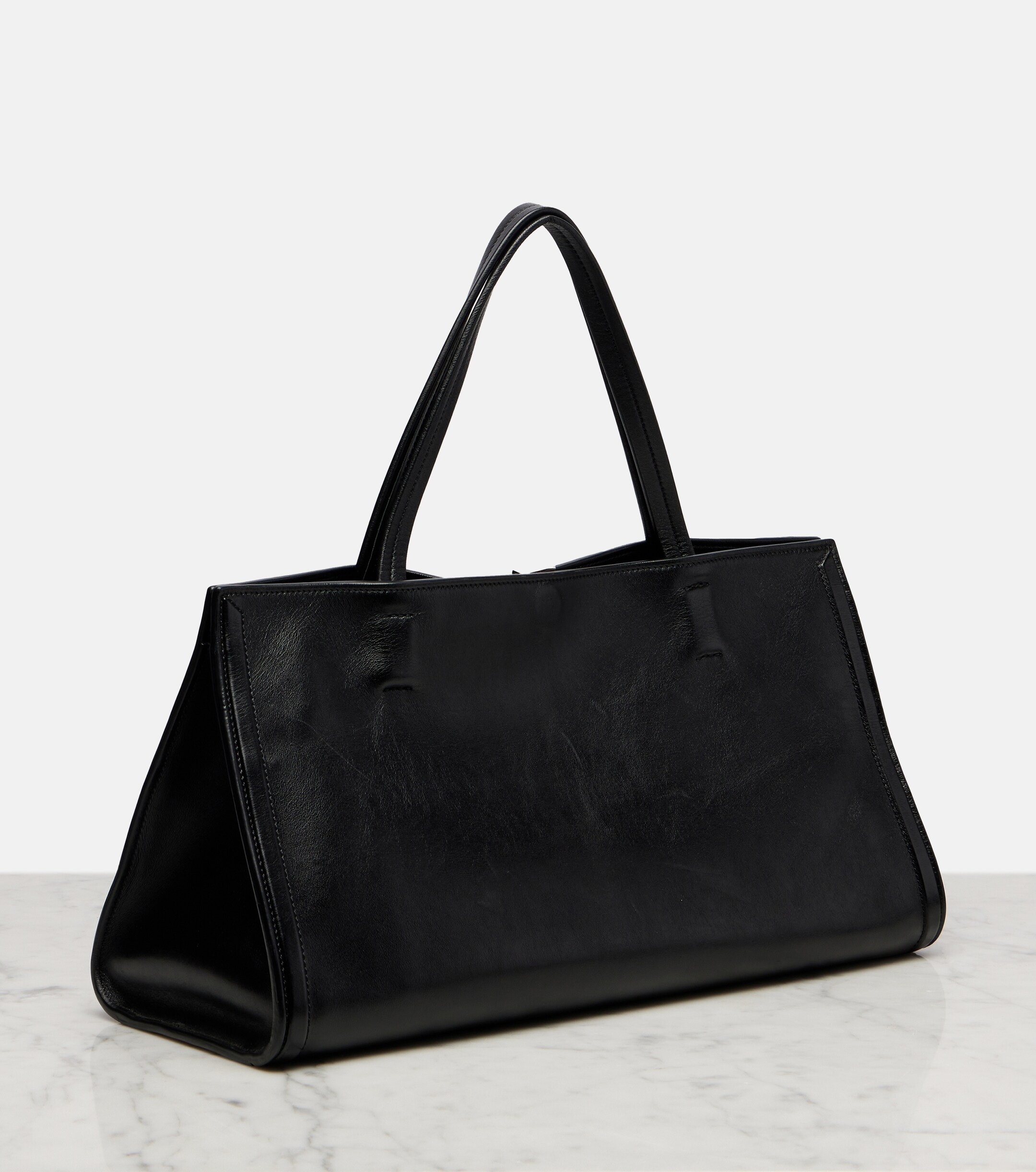 PHOEBE PHILO Small Kit Cabas leather tote bag thumbnail