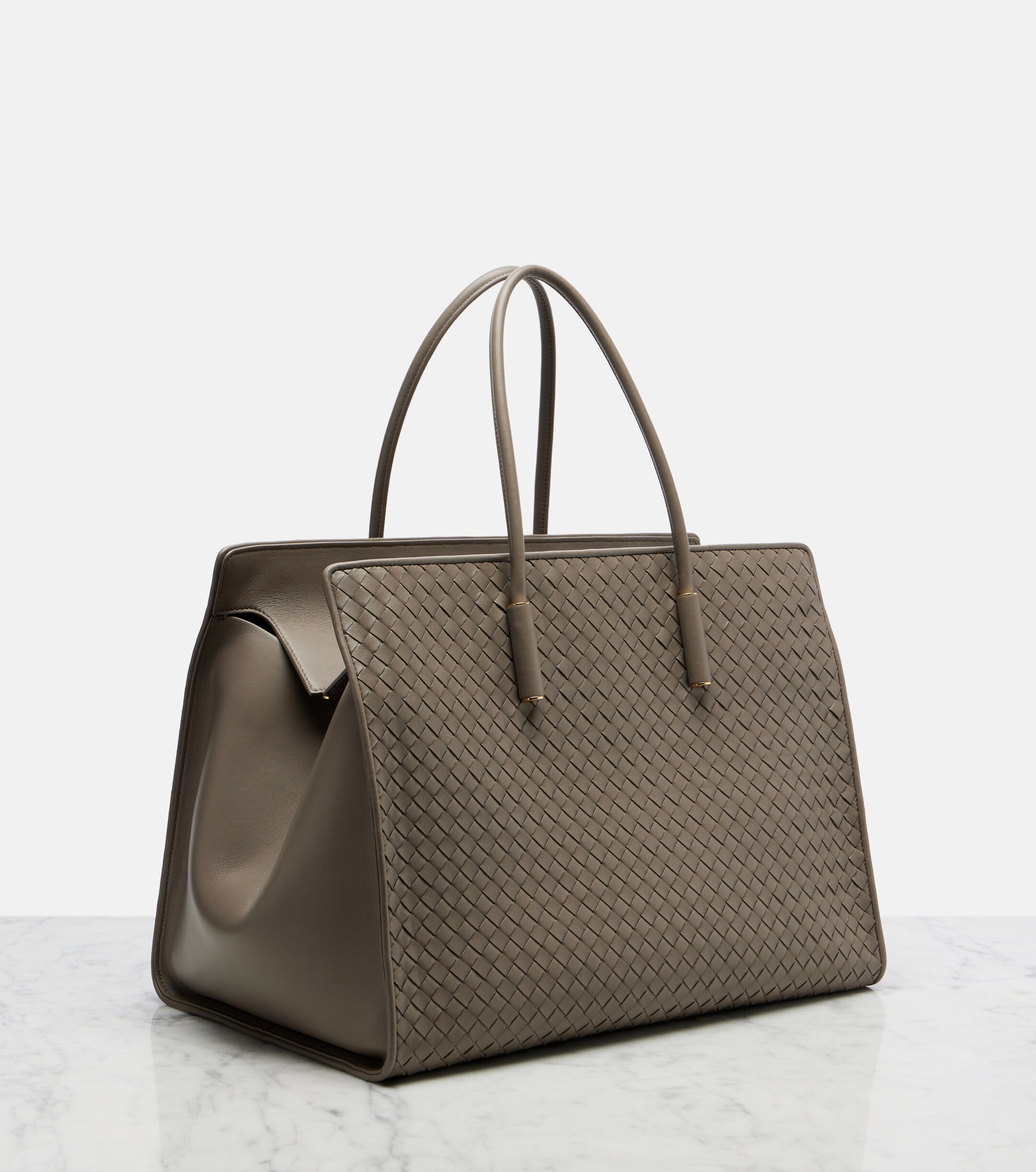 Bottega Veneta Barbara Medium leather top-handle bag