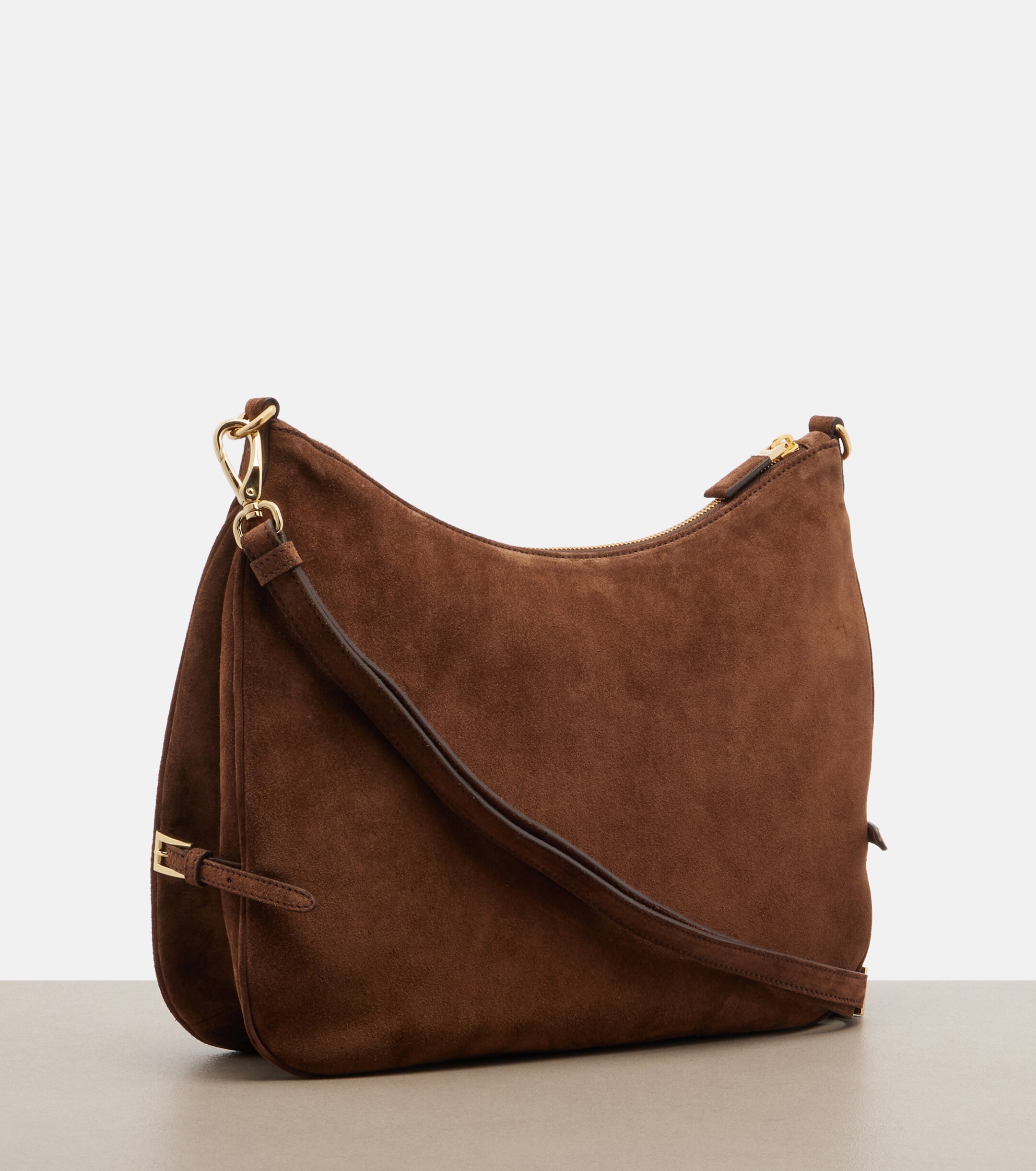Prada Prada Aimée Large suede shoulder bag