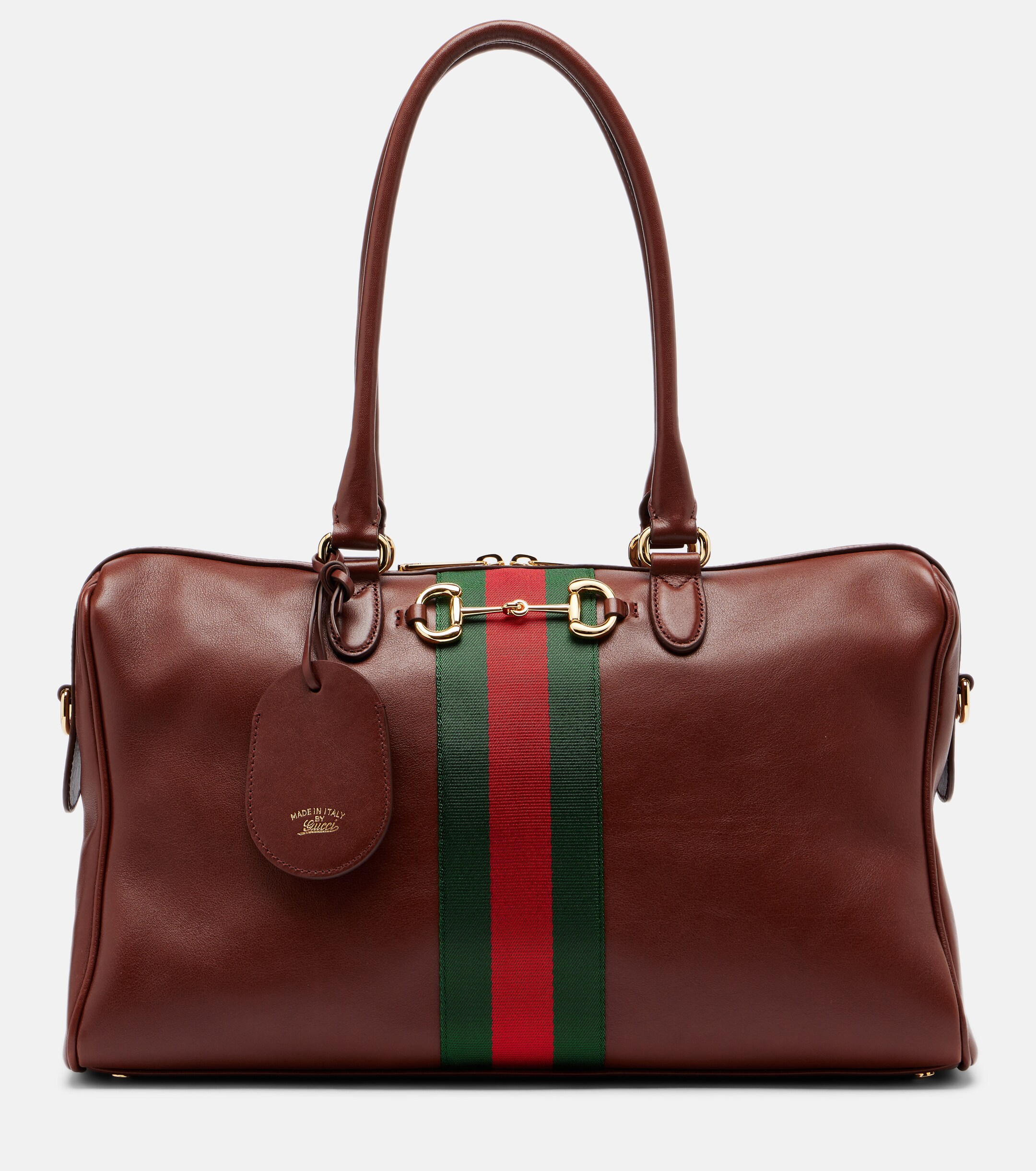 Gucci Borsetto Large leather bowling bag