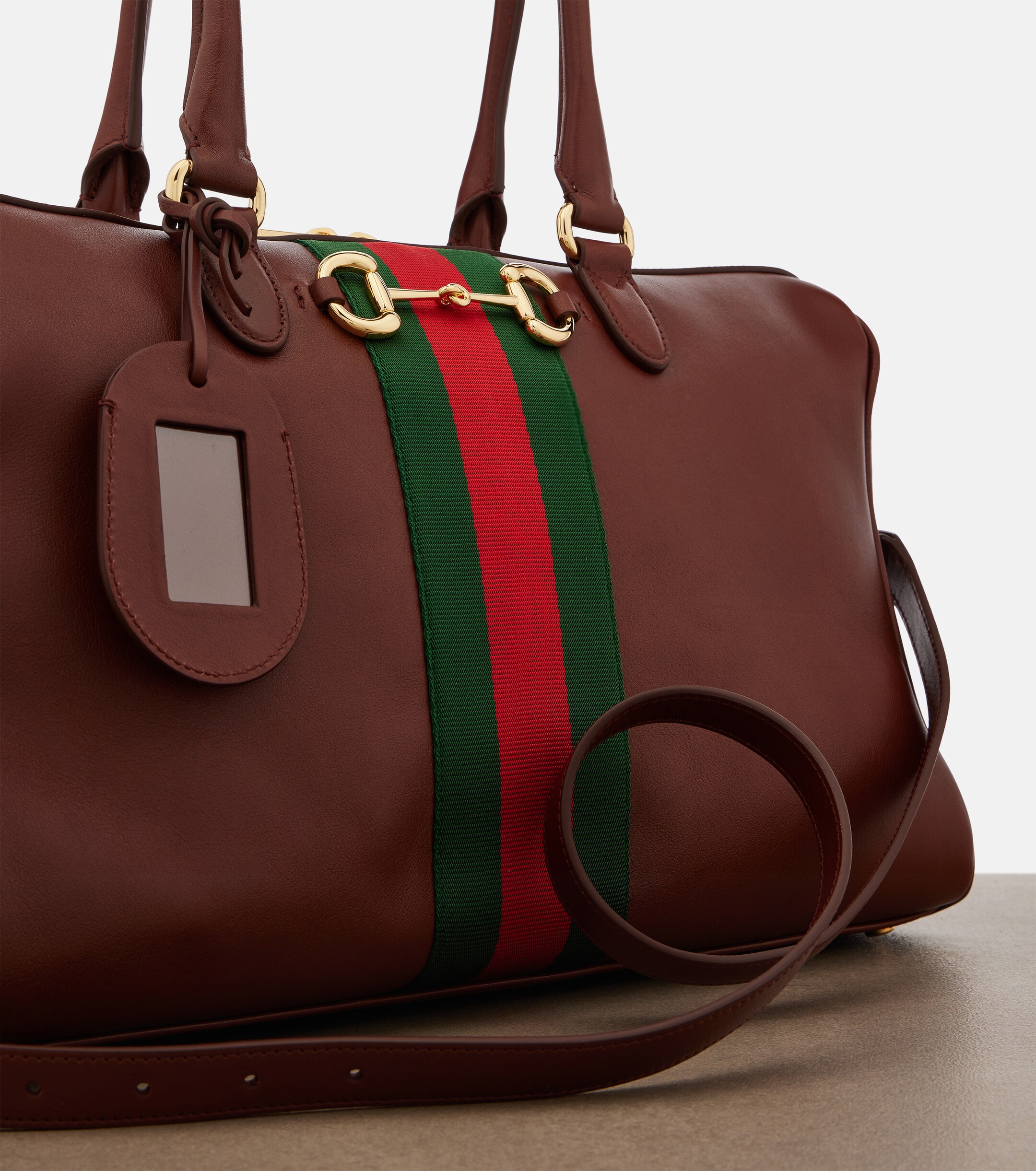 Gucci Borsetto Large leather bowling bag