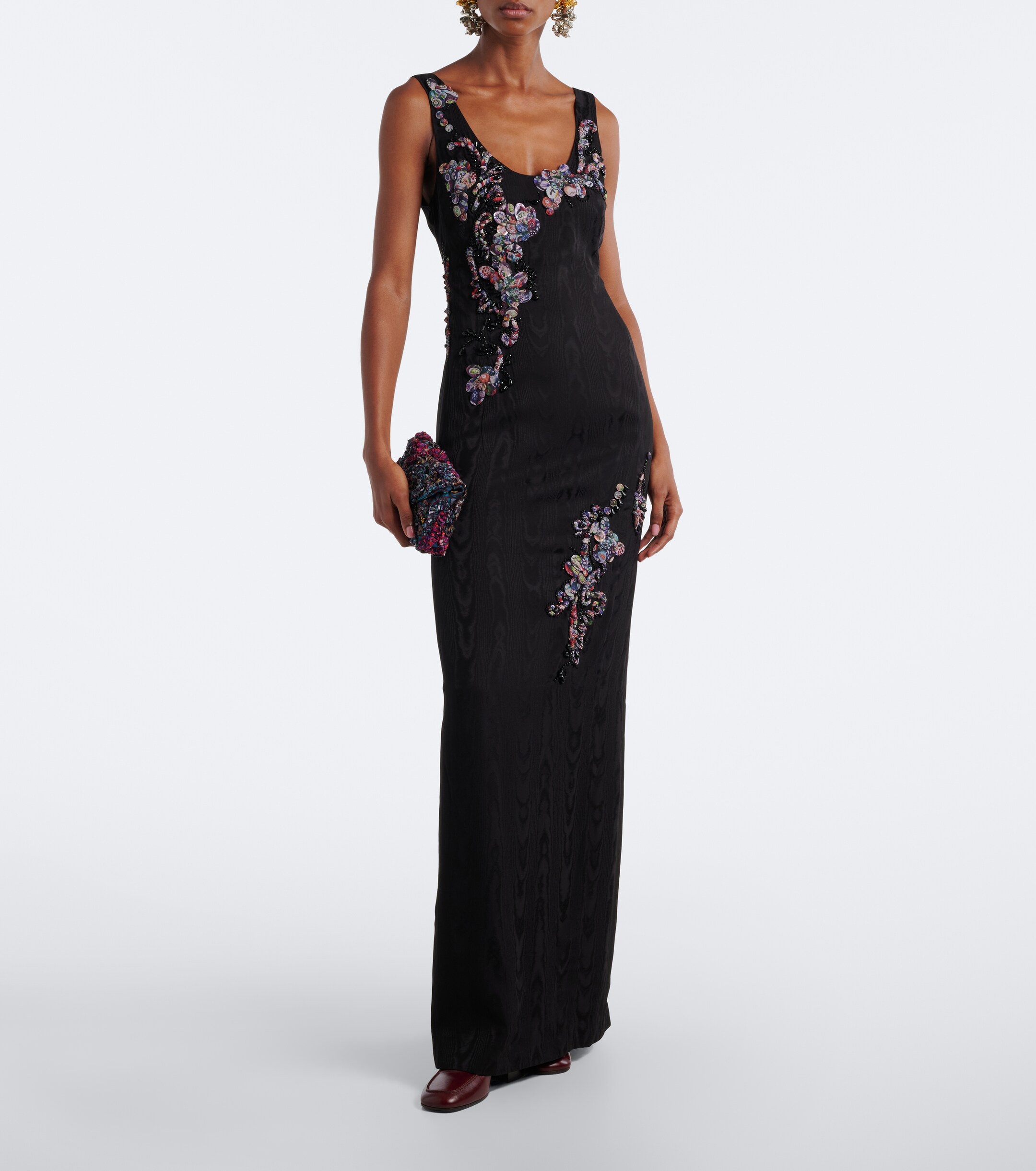 Dries Van Noten Embellished embroidered clutch