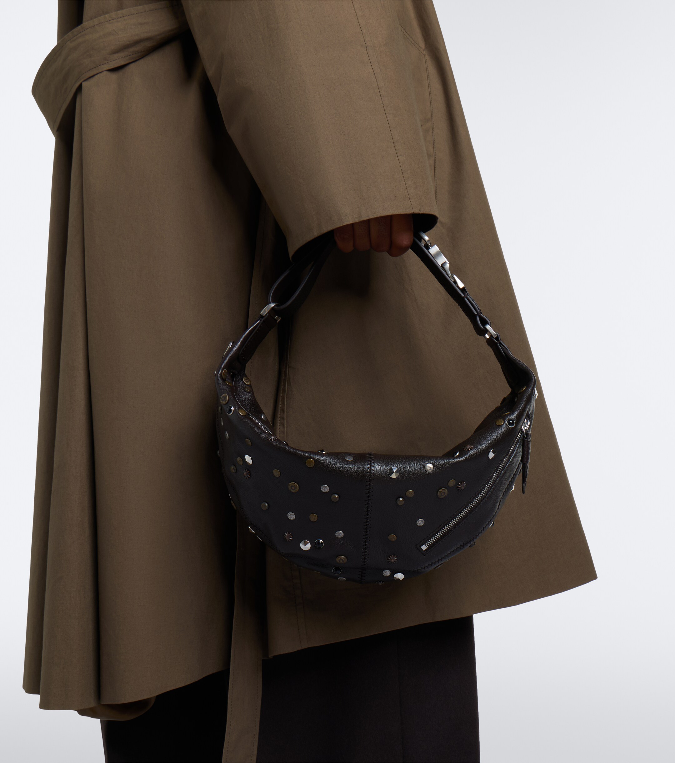 Lemaire Lemaire Quiver Clip Mini leather shoulder bag