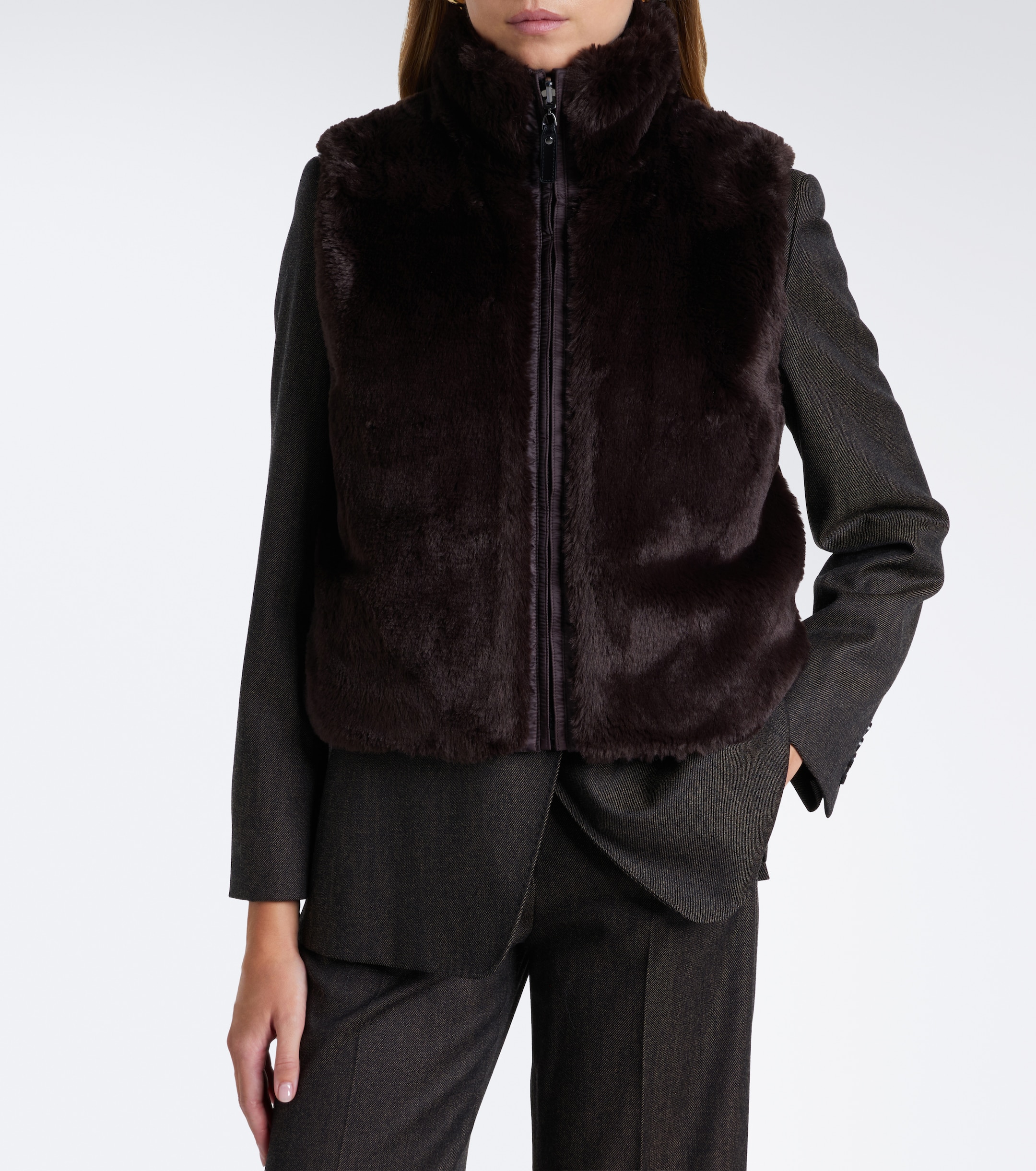 Max Mara Max Mara Zip-up puffer vest