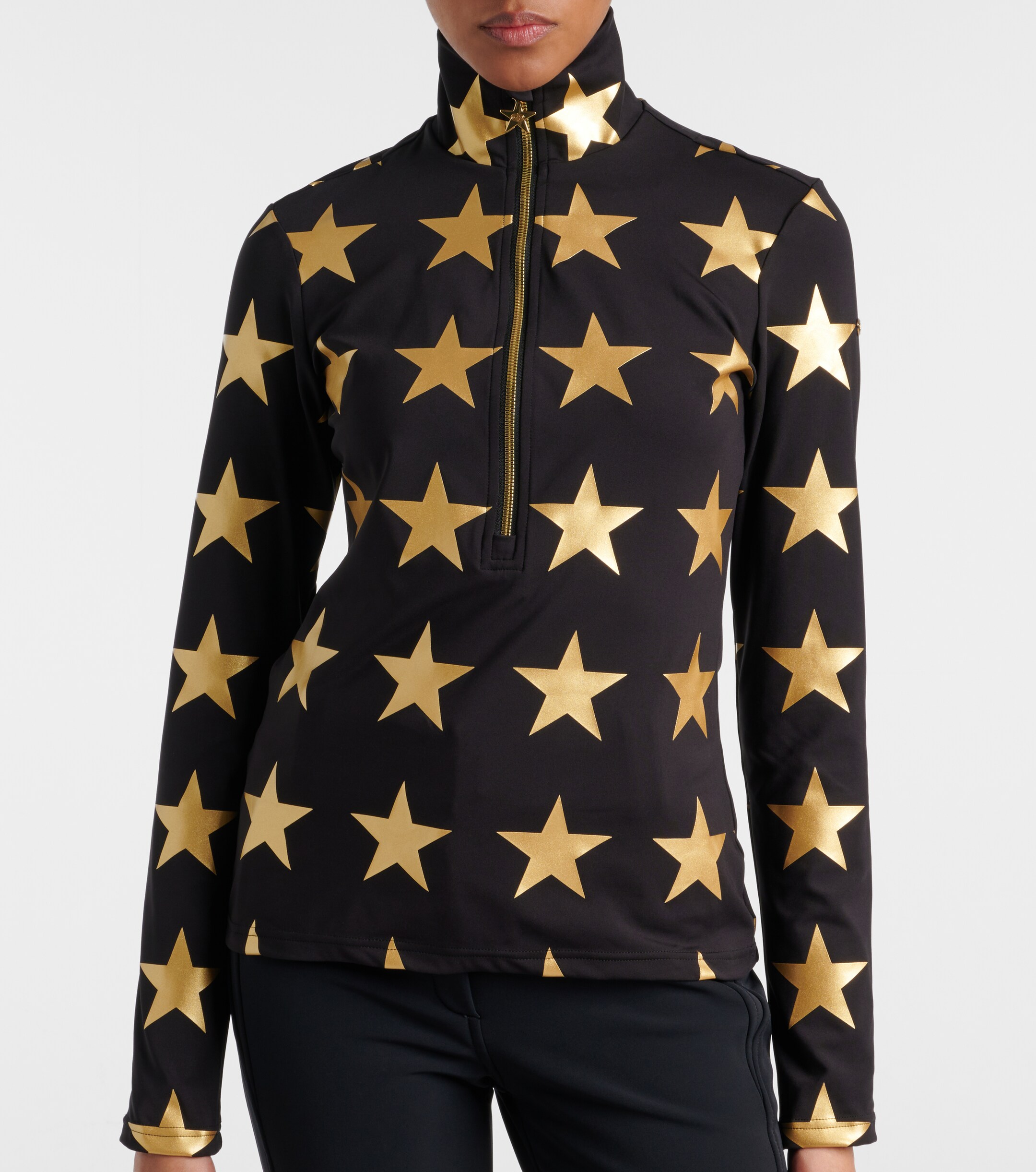 GOLDBERGH Goldbergh Lunaria printed half-zip ski top