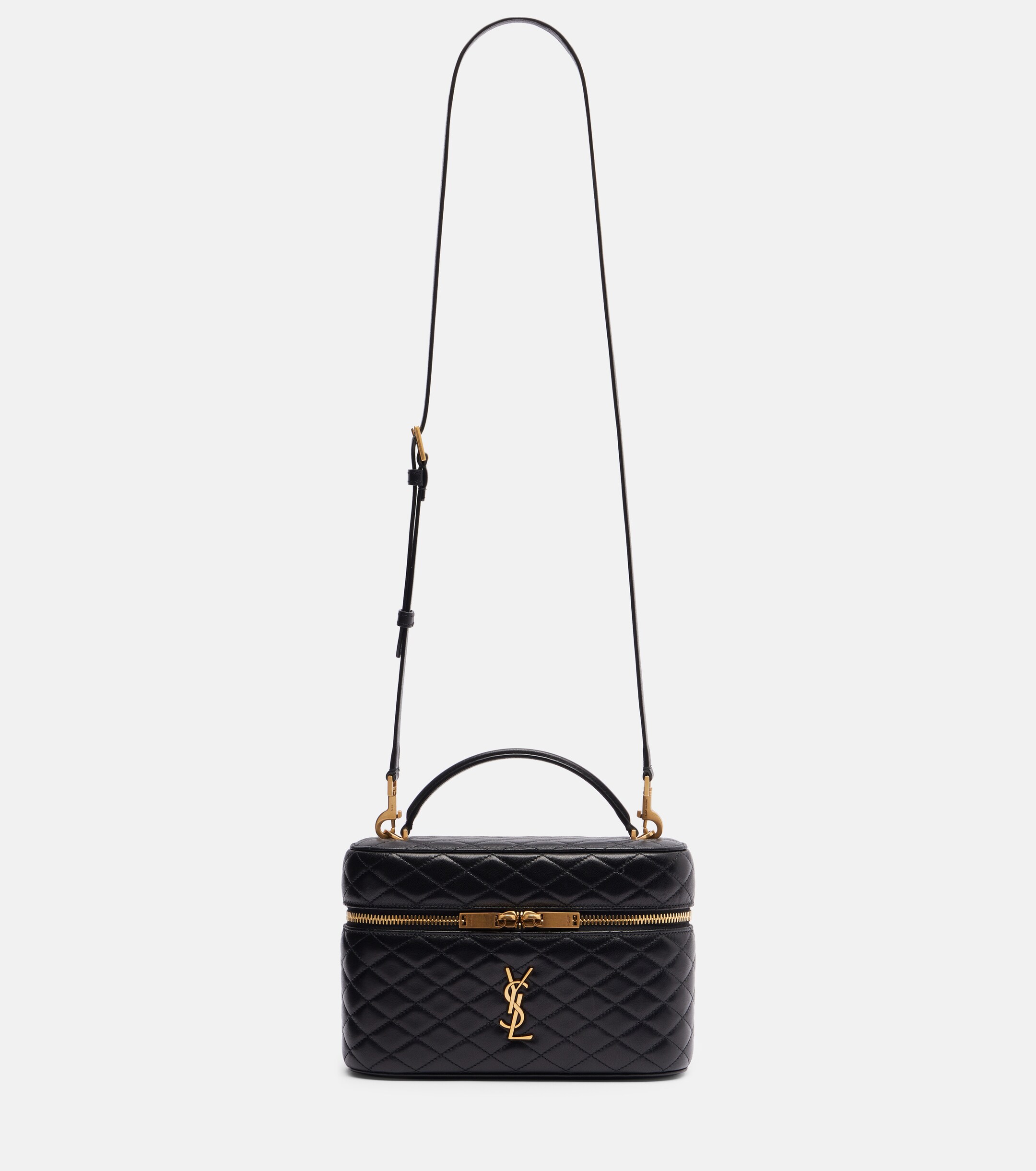 Saint Laurent Gaby Large leather vanity bag