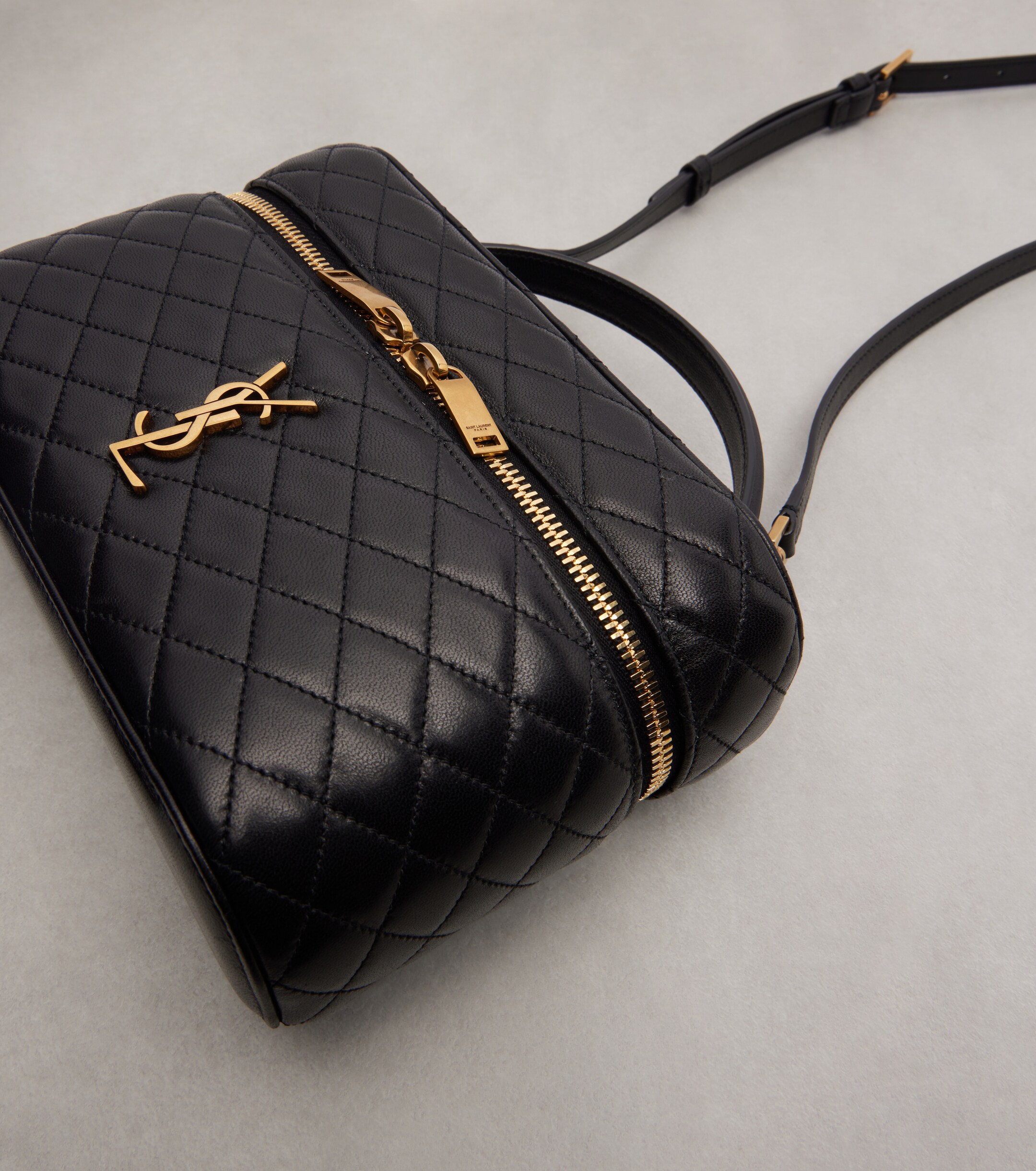 Saint Laurent Gaby Large leather vanity bag