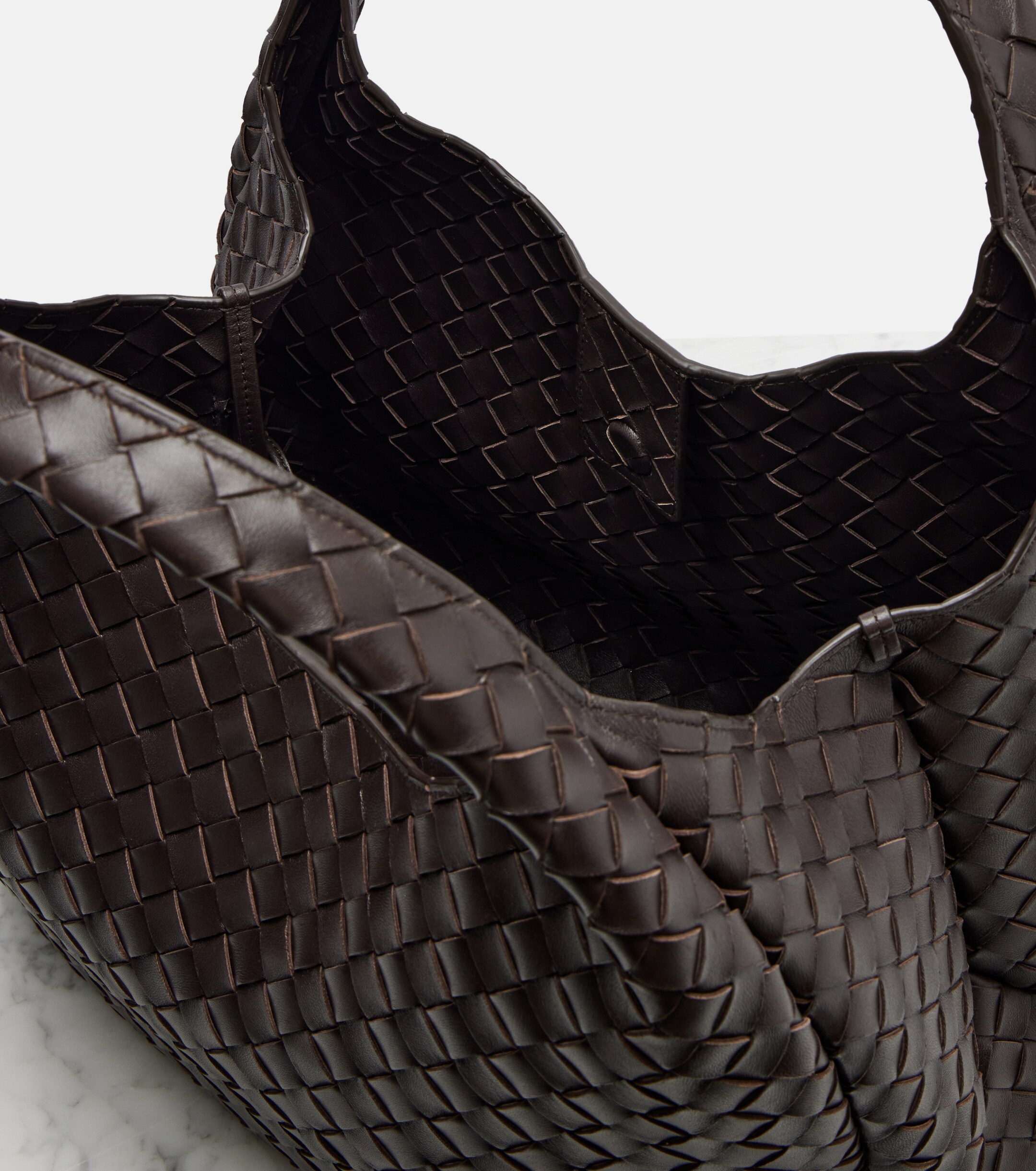 Bottega Veneta Campana Large leather shoulder bag