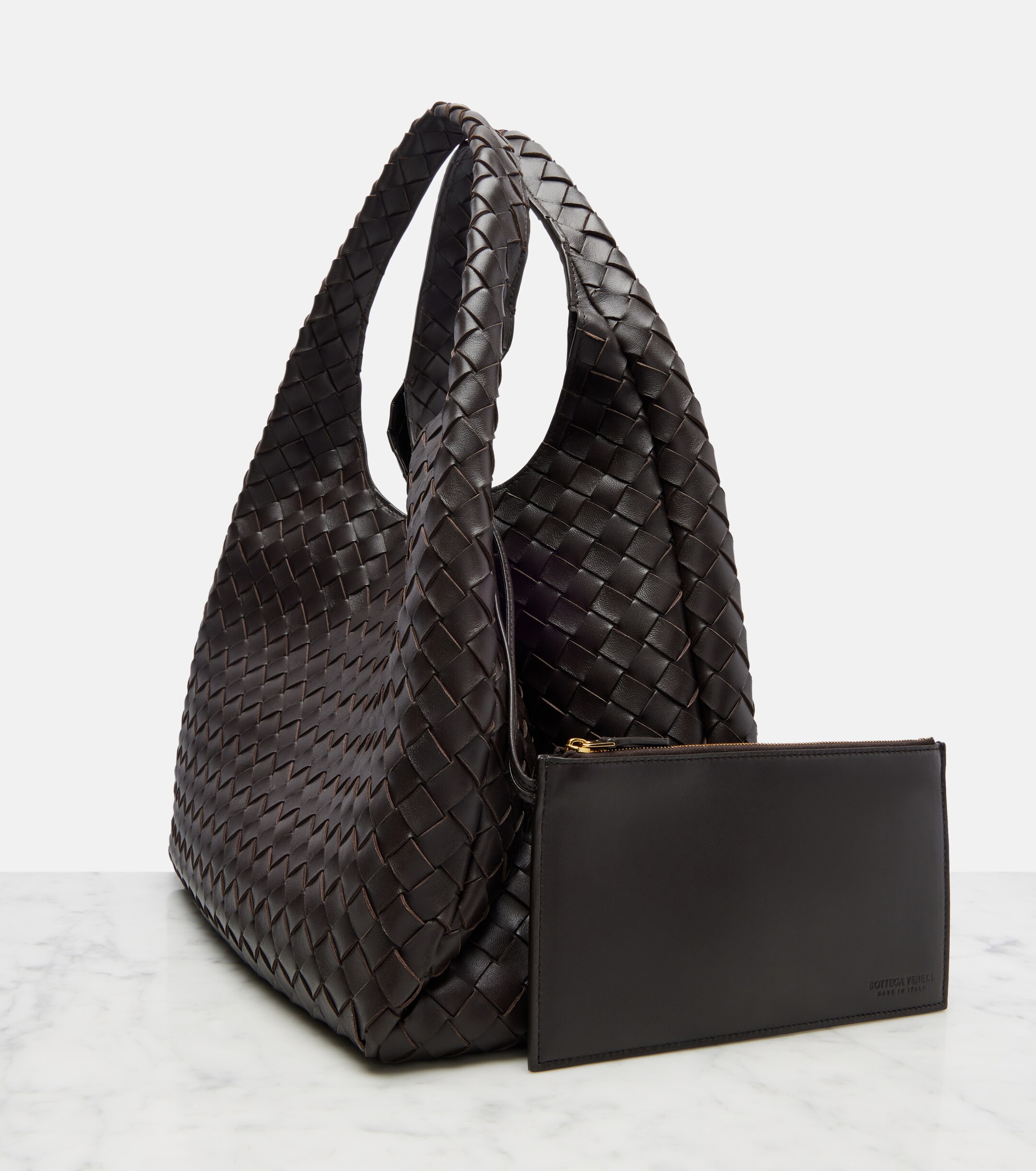 Bottega Veneta Campana Large leather shoulder bag