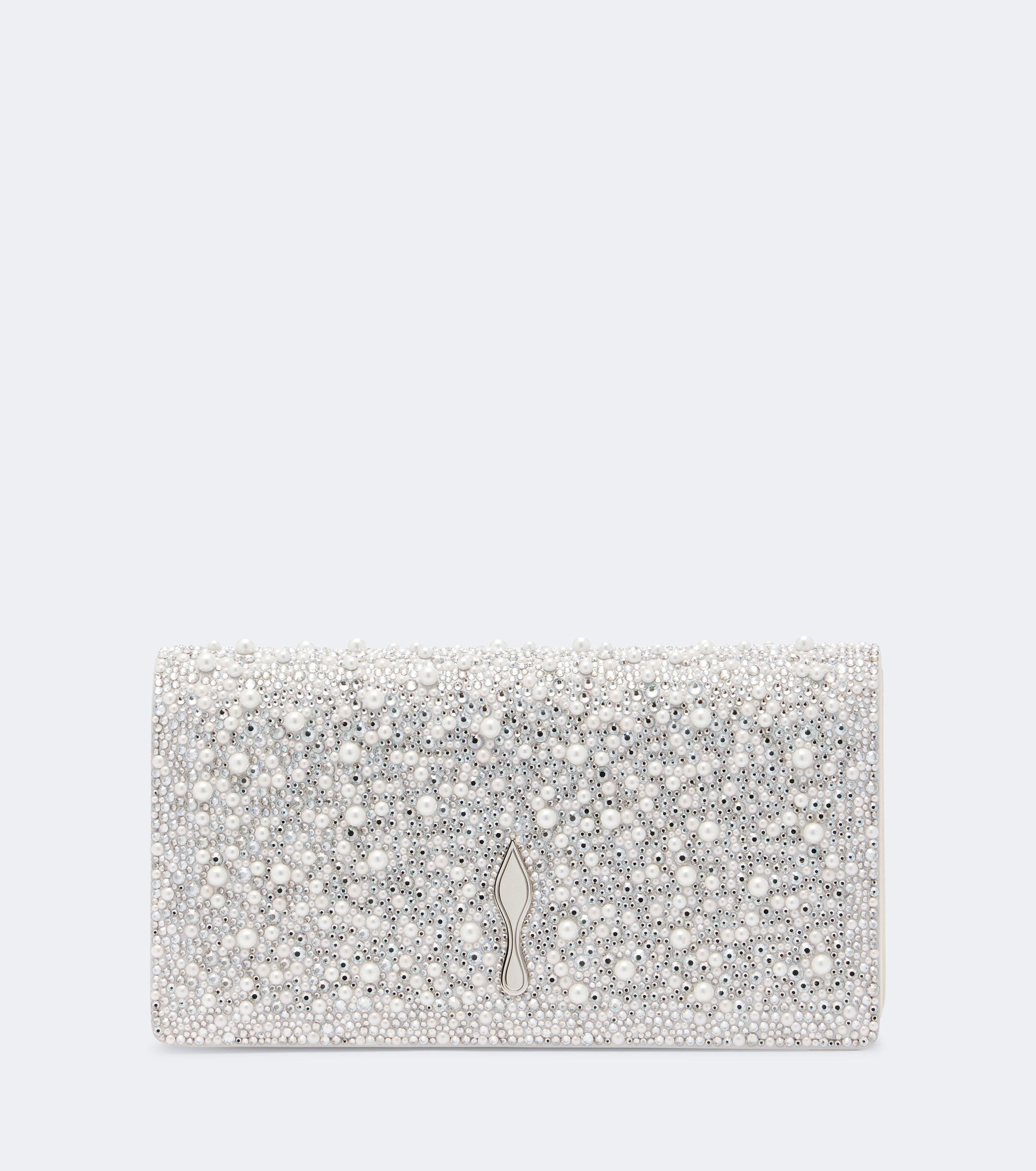 CHRISTIAN LOUBOUTIN Bettina embellished leather clutch