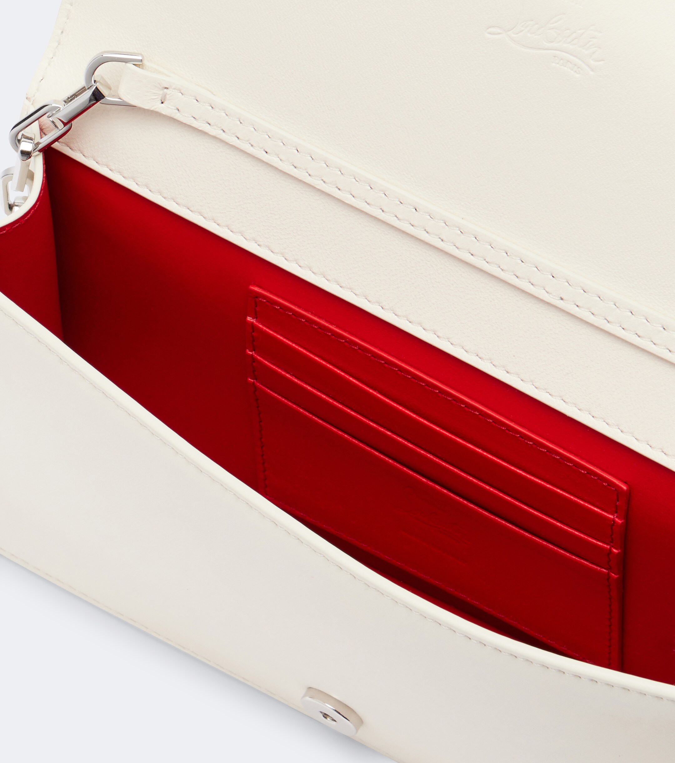 CHRISTIAN LOUBOUTIN Bettina embellished leather clutch