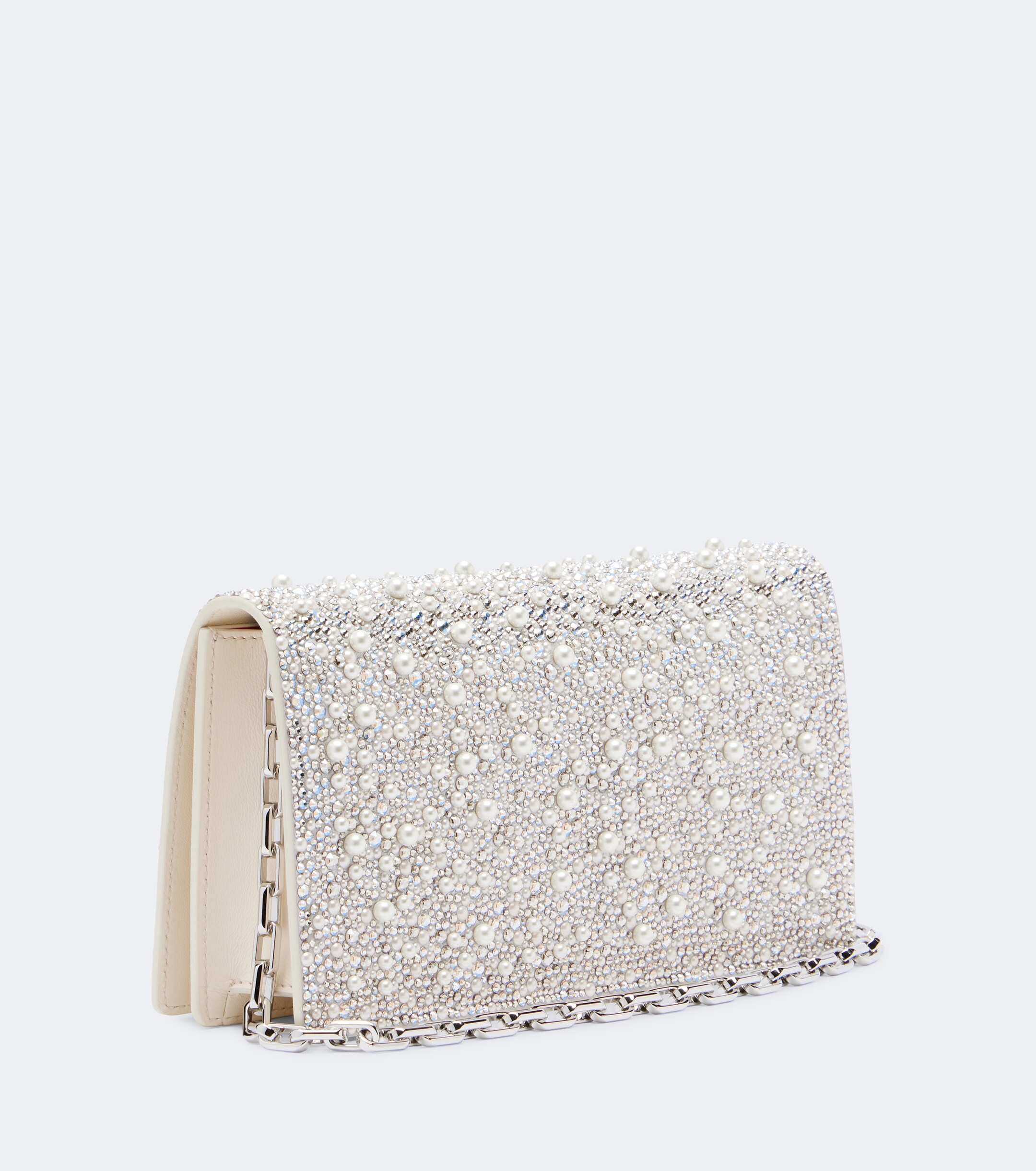 CHRISTIAN LOUBOUTIN Bettina embellished leather clutch