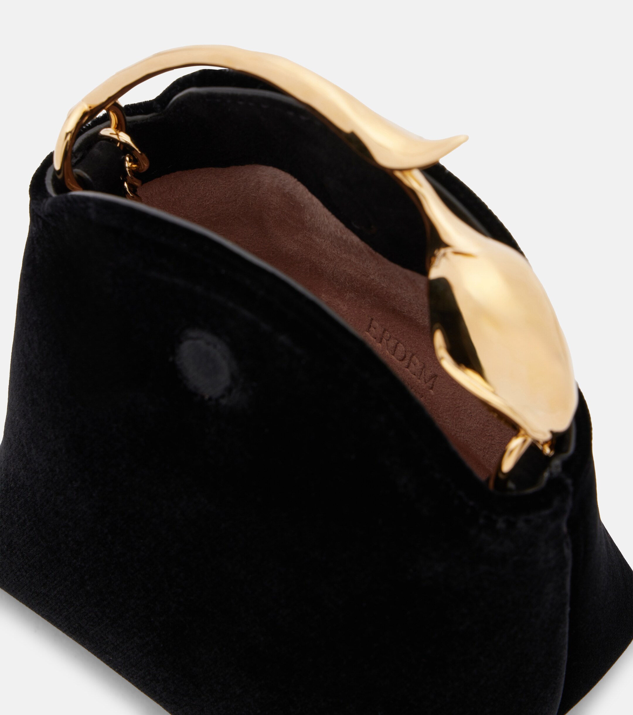 Erdem Bloom Micro velvet top-handle bag